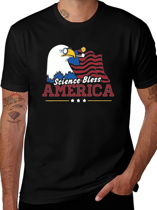Science Bless America Graphic T-Shirt