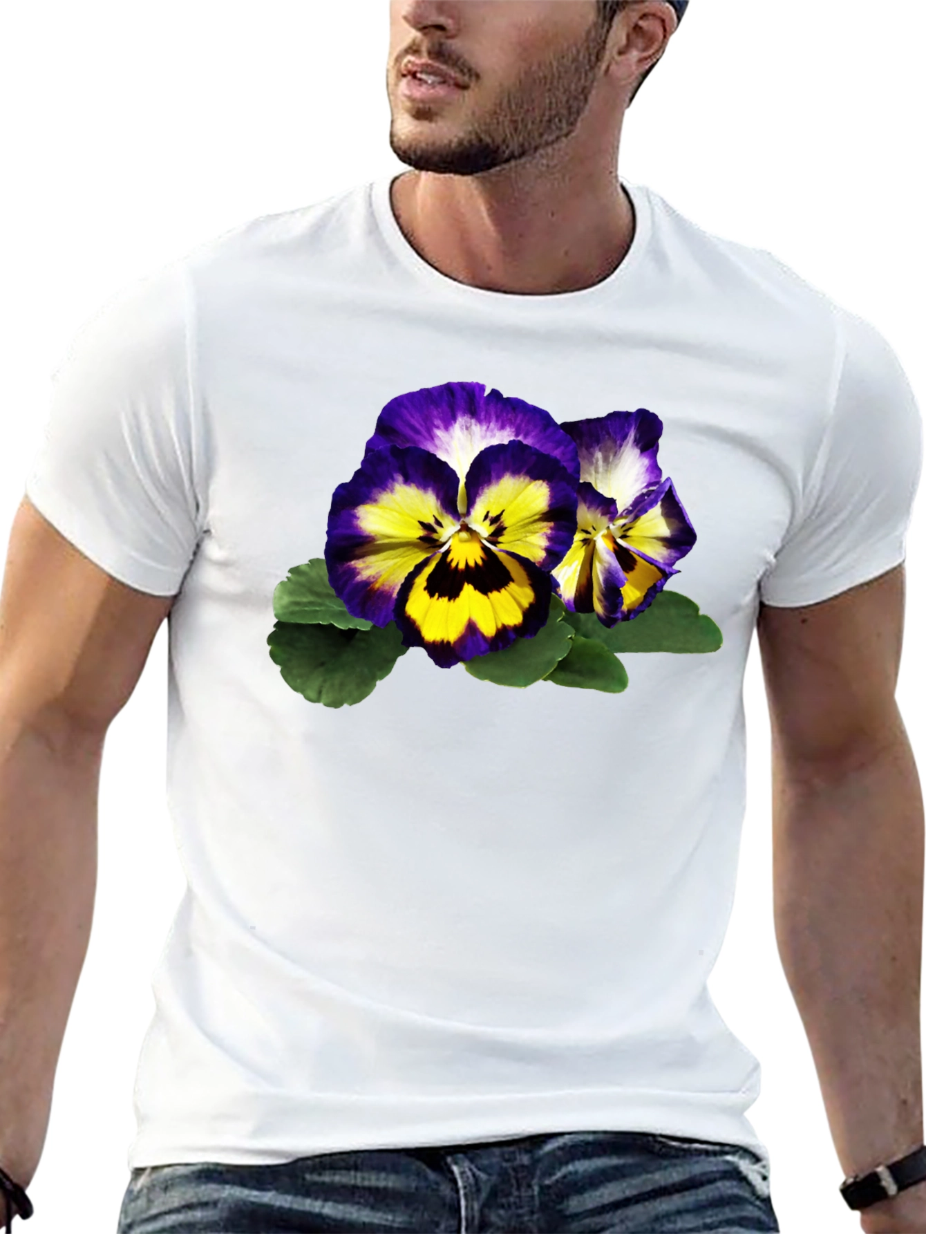 Pansy Graphic T-Shirt - Botanical Tee