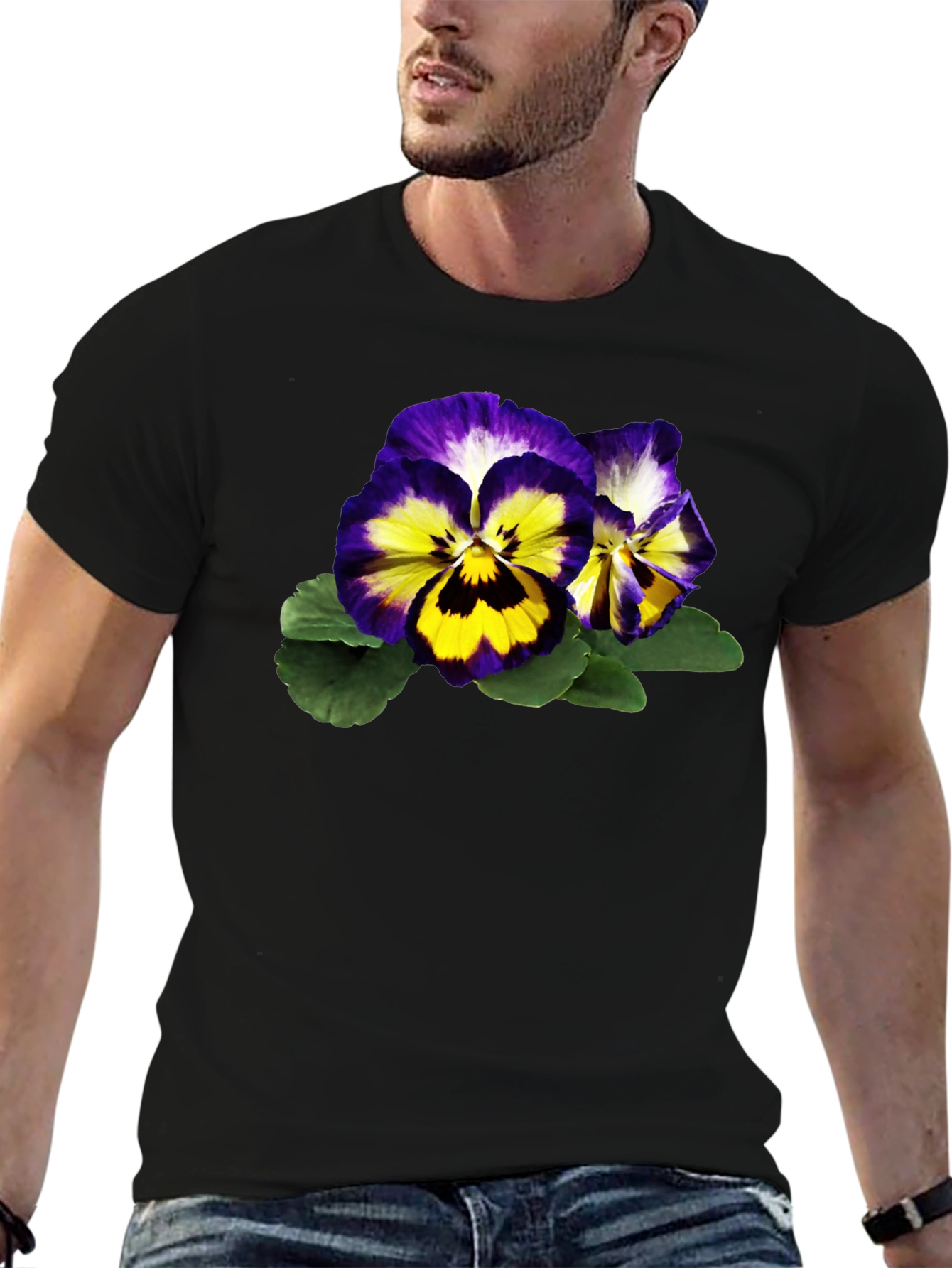Pansy Graphic T-Shirt - Botanical Tee