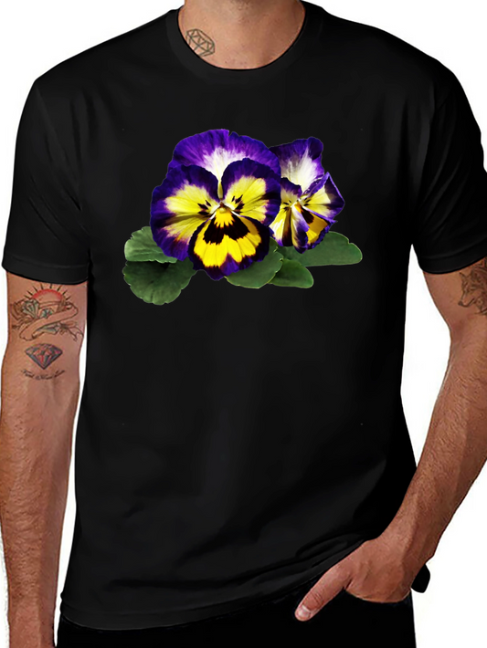 Pansy Graphic T-Shirt - Botanical Tee