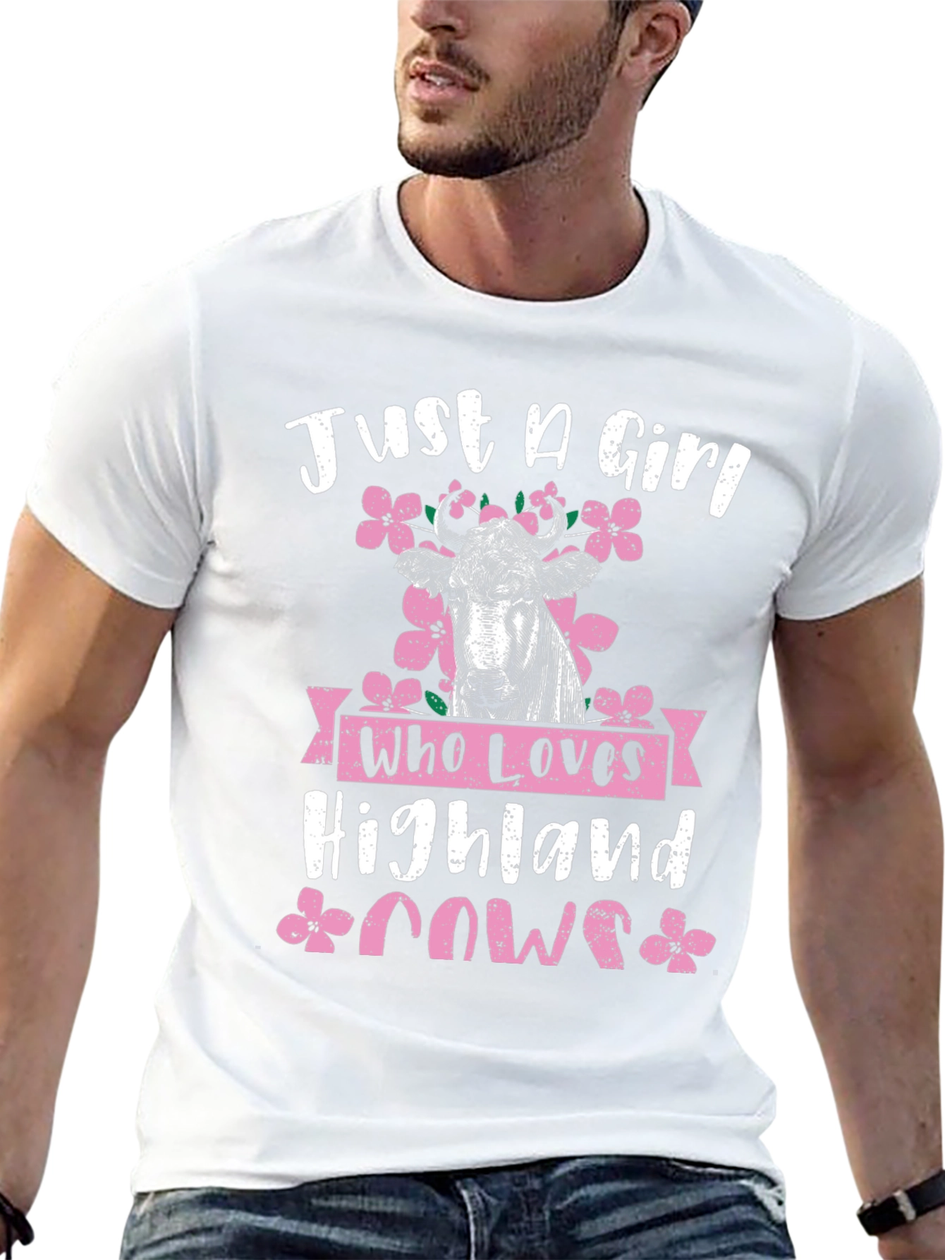 Just A Girl Who Loves Highland Cows T-Shirt