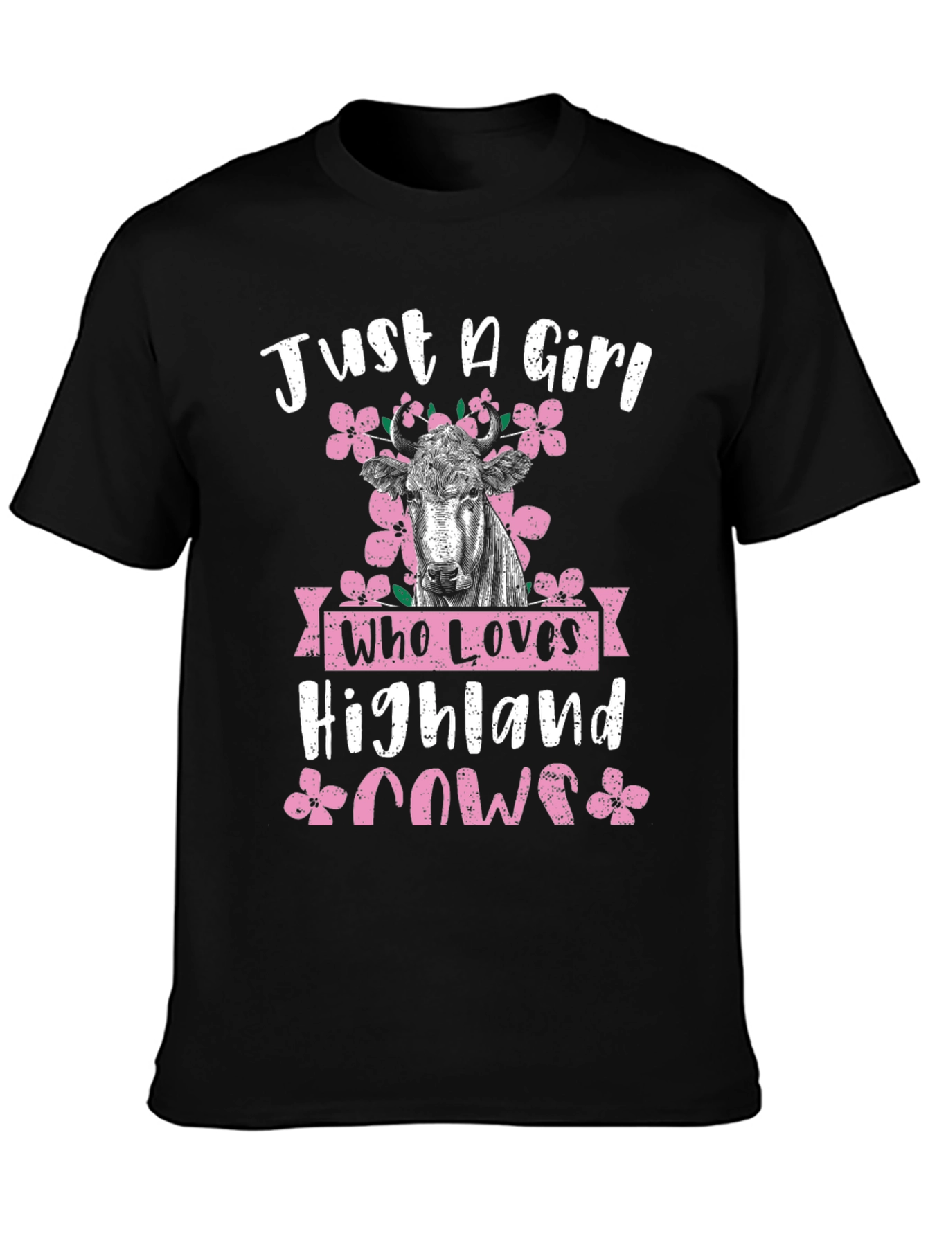 Just A Girl Who Loves Highland Cows T-Shirt