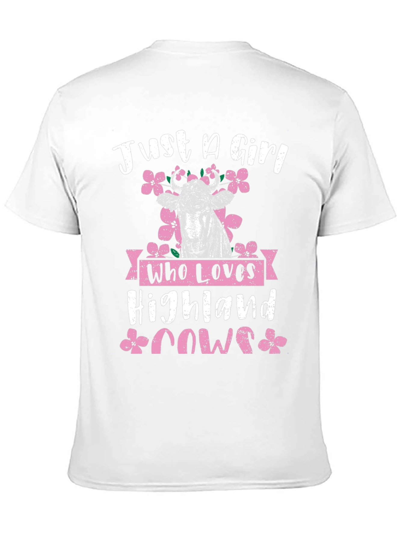 Just A Girl Who Loves Highland Cows T-Shirt