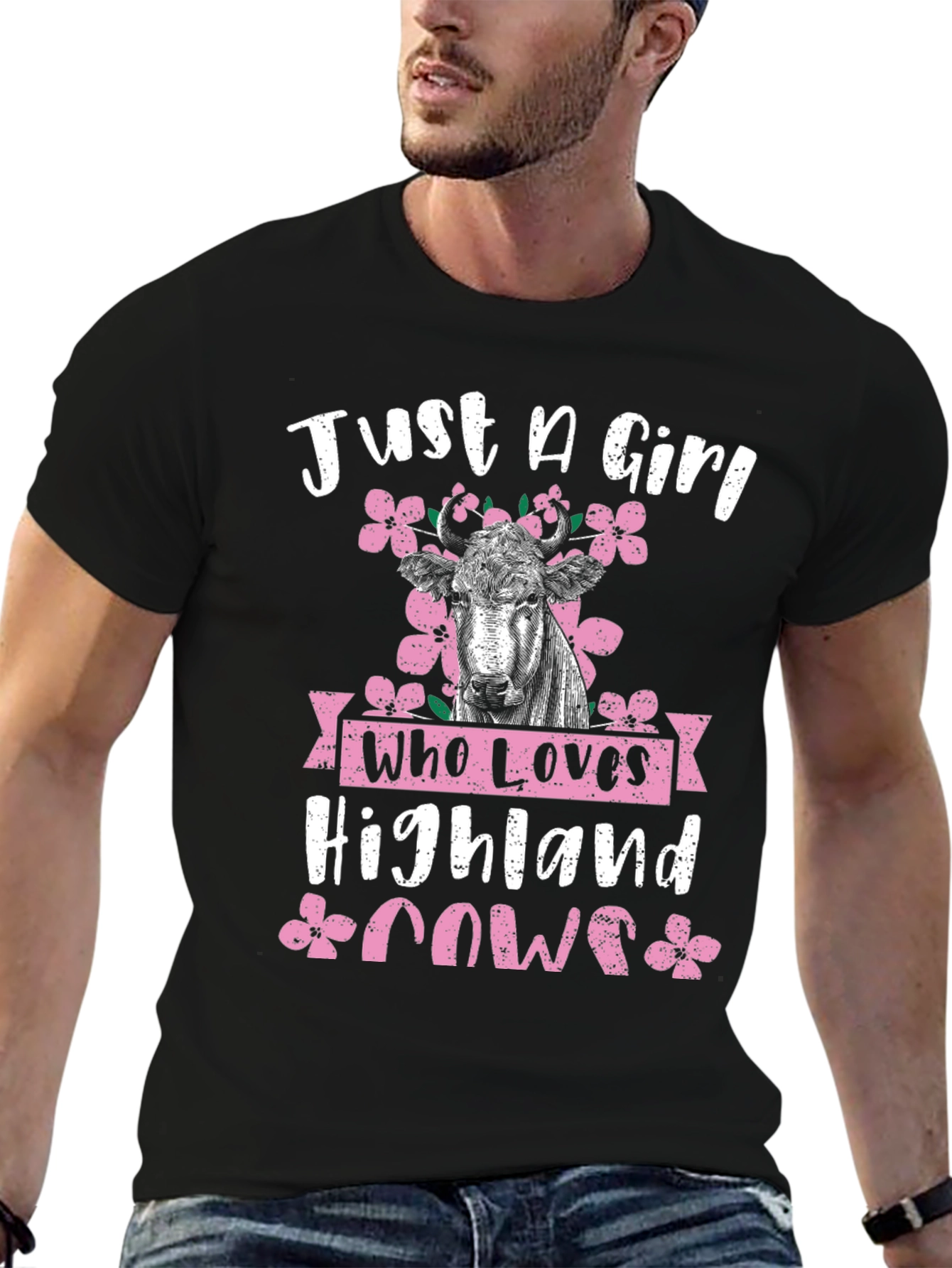Just A Girl Who Loves Highland Cows T-Shirt