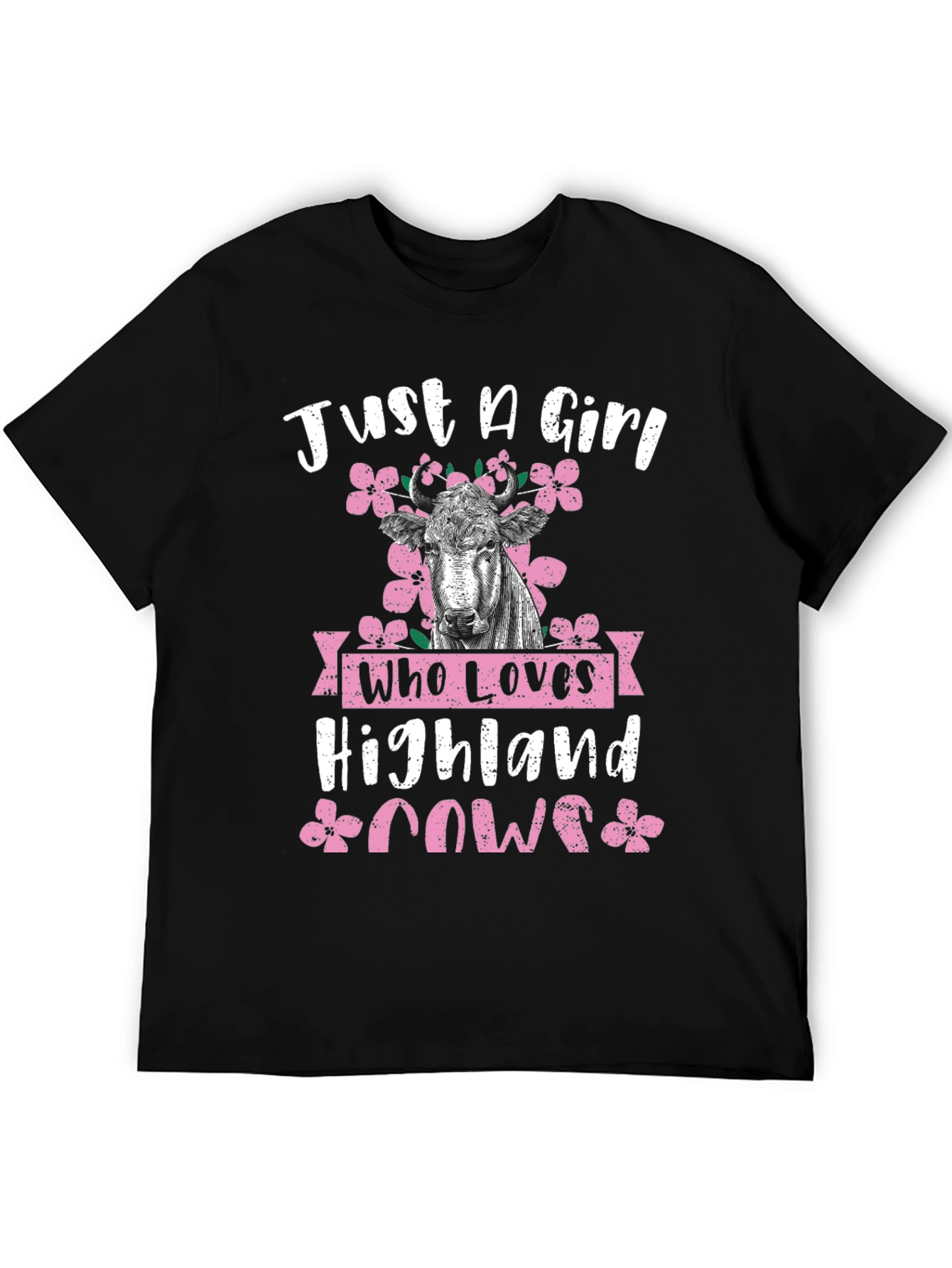 Just A Girl Who Loves Highland Cows T-Shirt