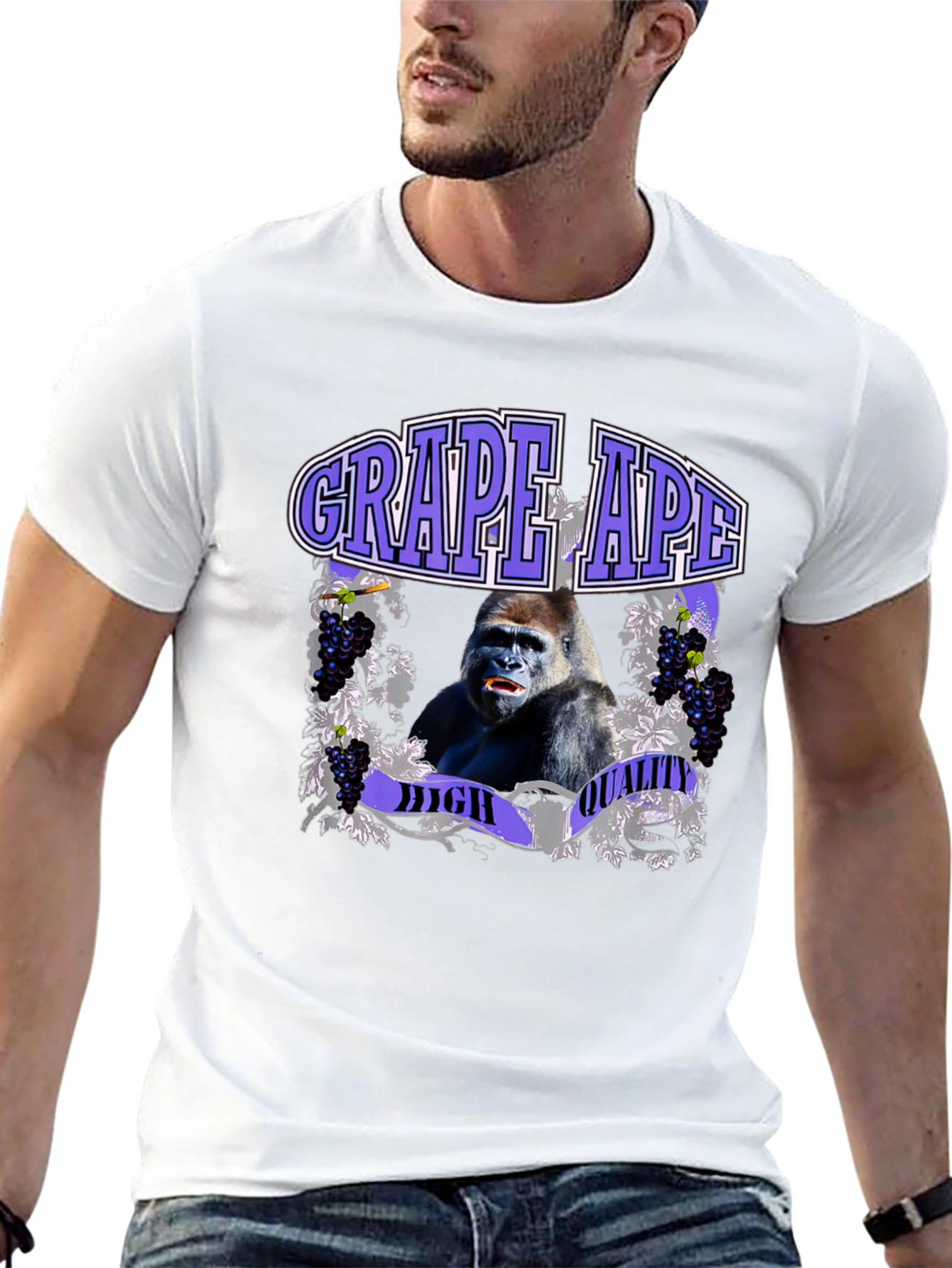 Grape Ape High Quality Graphic T-Shirt