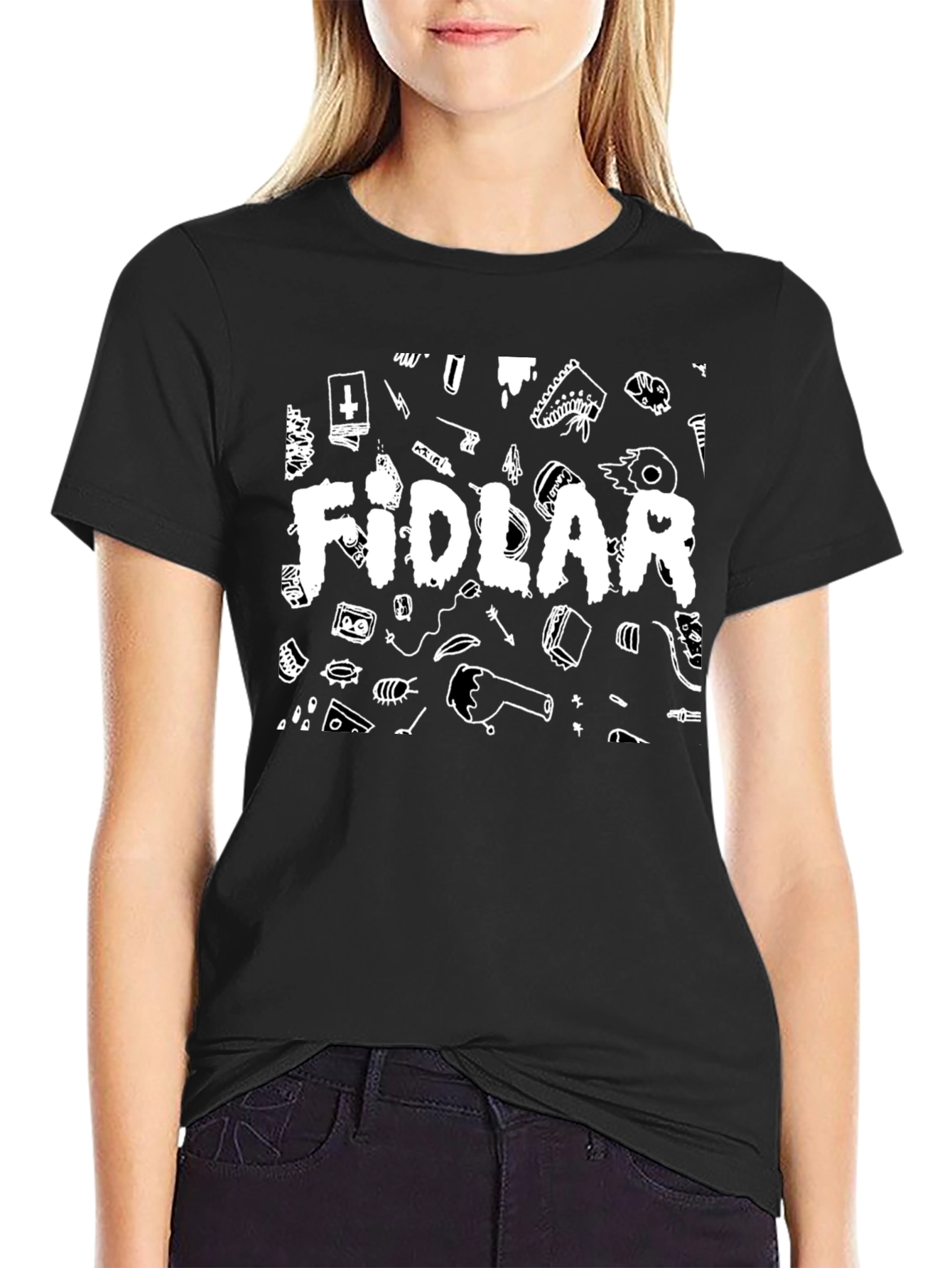 Fidlar Graphic Print Black T-Shirt