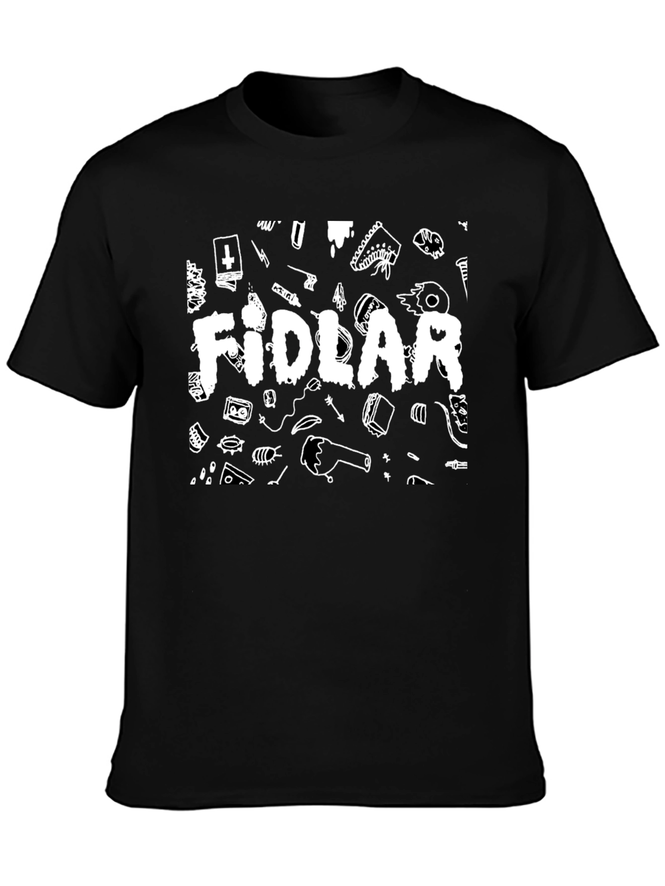 Fidlar Graphic Print Black T-Shirt