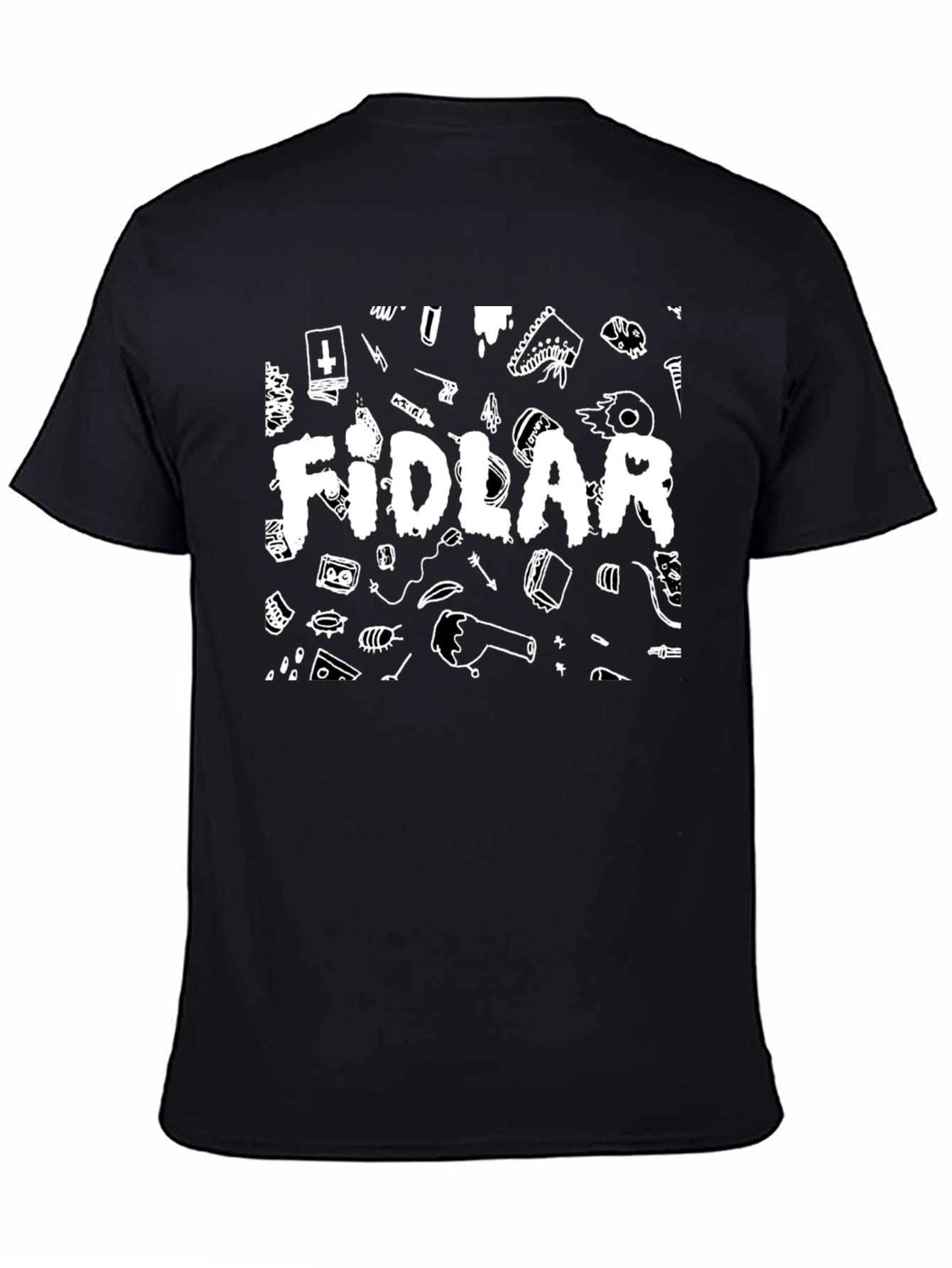 Fidlar Graphic Print Black T-Shirt