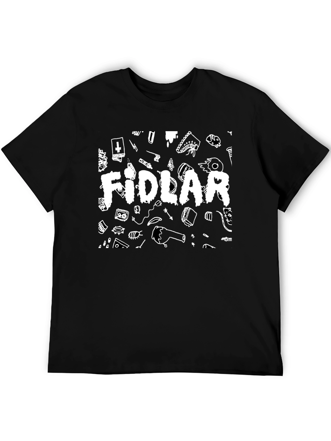 Fidlar Graphic Print Black T-Shirt