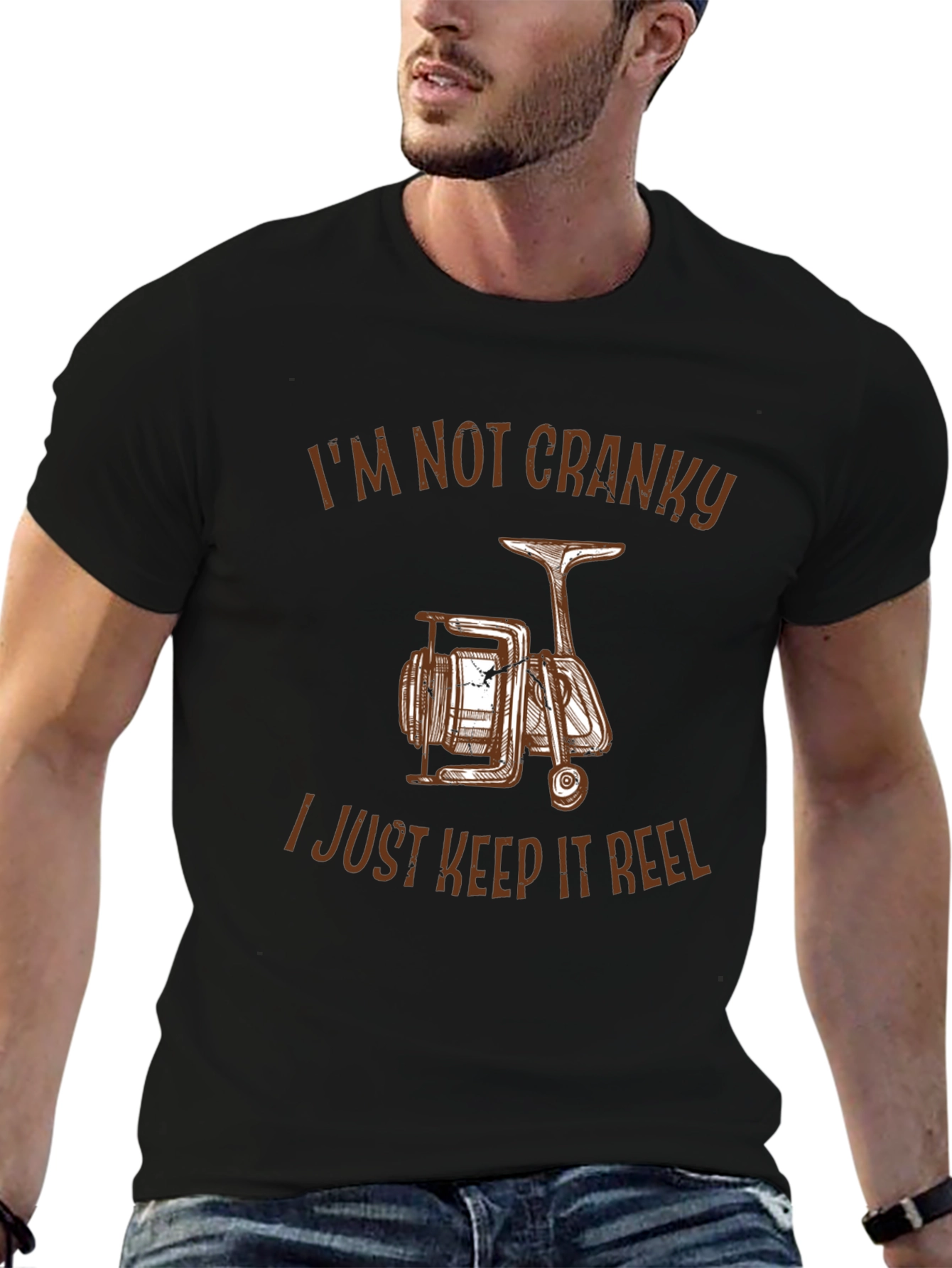 Funny Fishing T-Shirt - I Just Keep It Reel