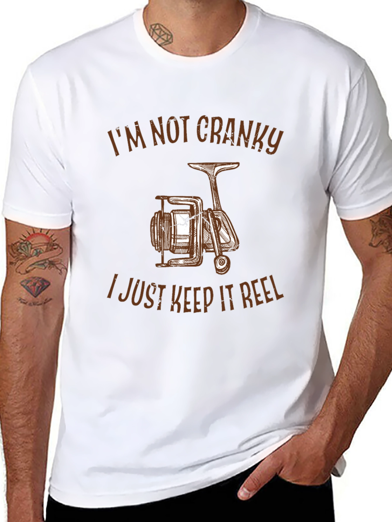 Funny Fishing T-Shirt - I Just Keep It Reel