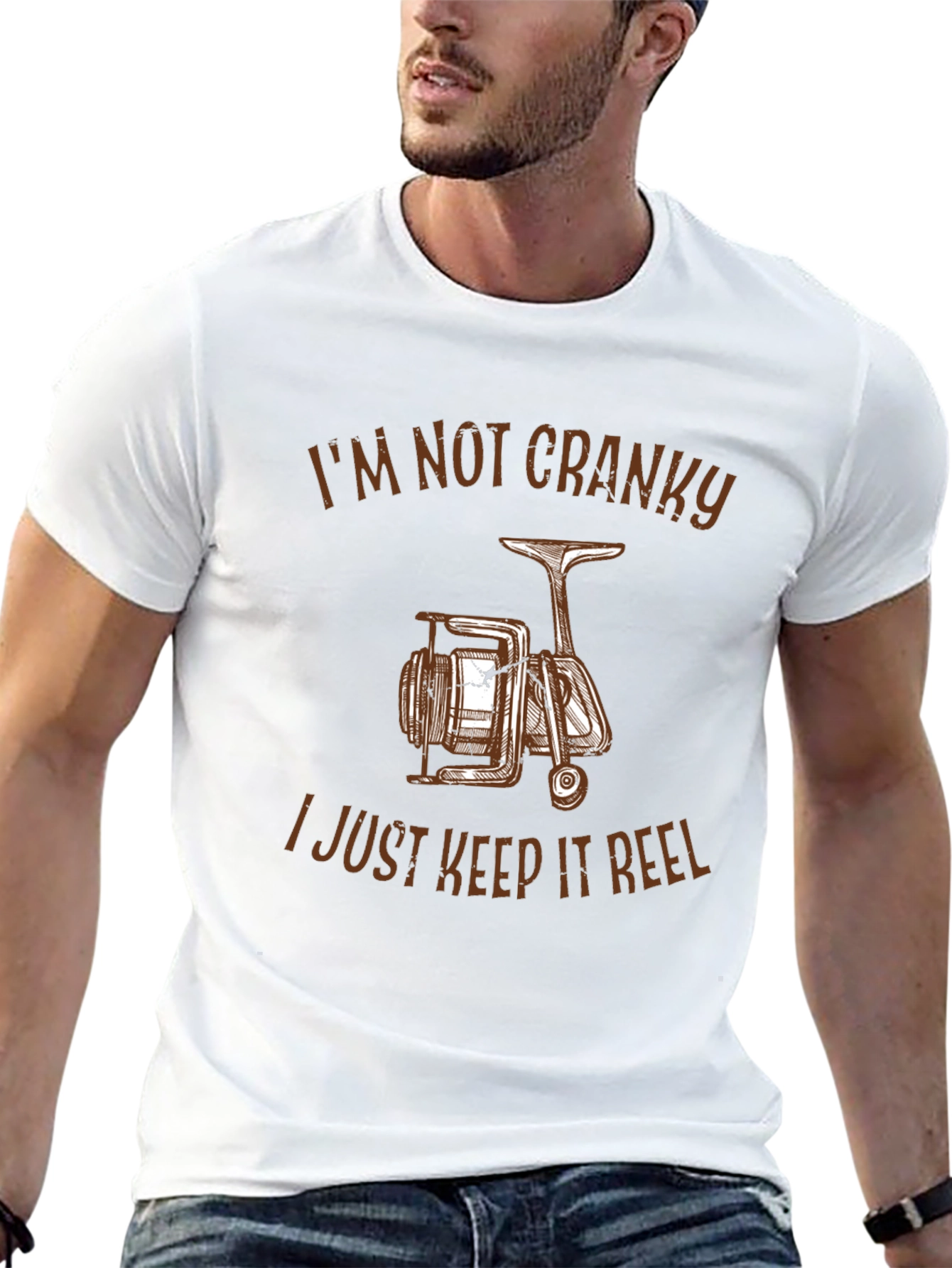 Funny Fishing T-Shirt - I Just Keep It Reel
