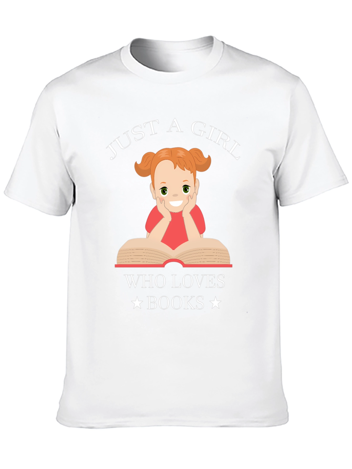 Just A Girl Who Loves Books T-Shirt