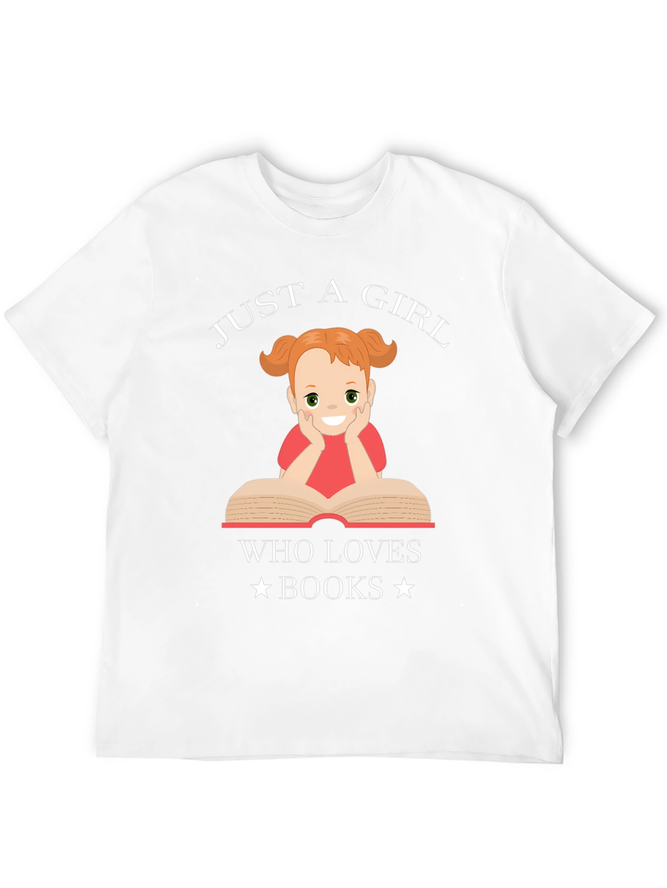 Just A Girl Who Loves Books T-Shirt