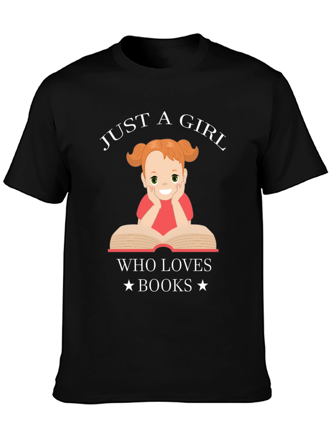 Just A Girl Who Loves Books T-Shirt