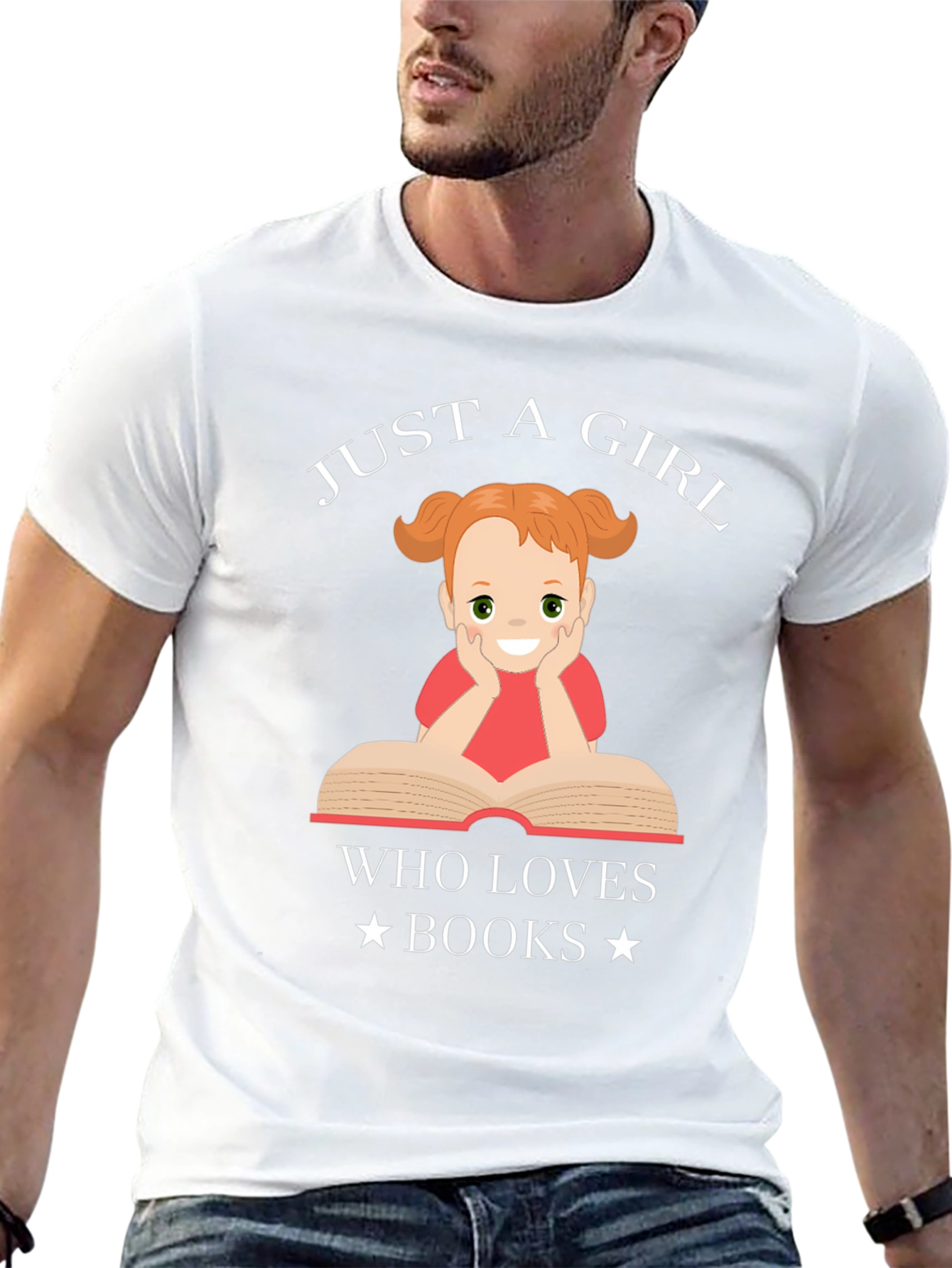 Just A Girl Who Loves Books T-Shirt