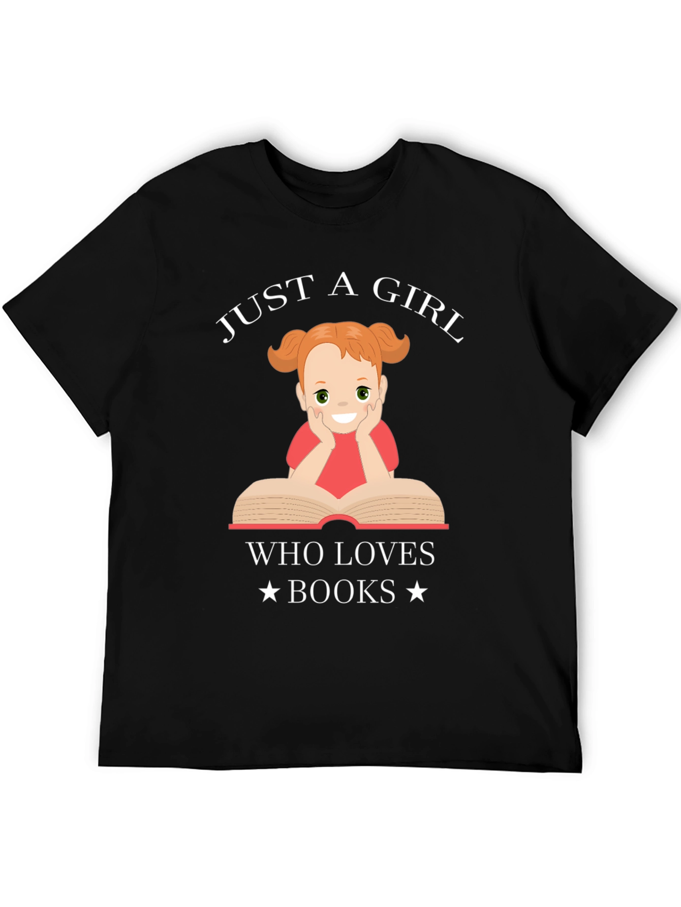Just A Girl Who Loves Books T-Shirt