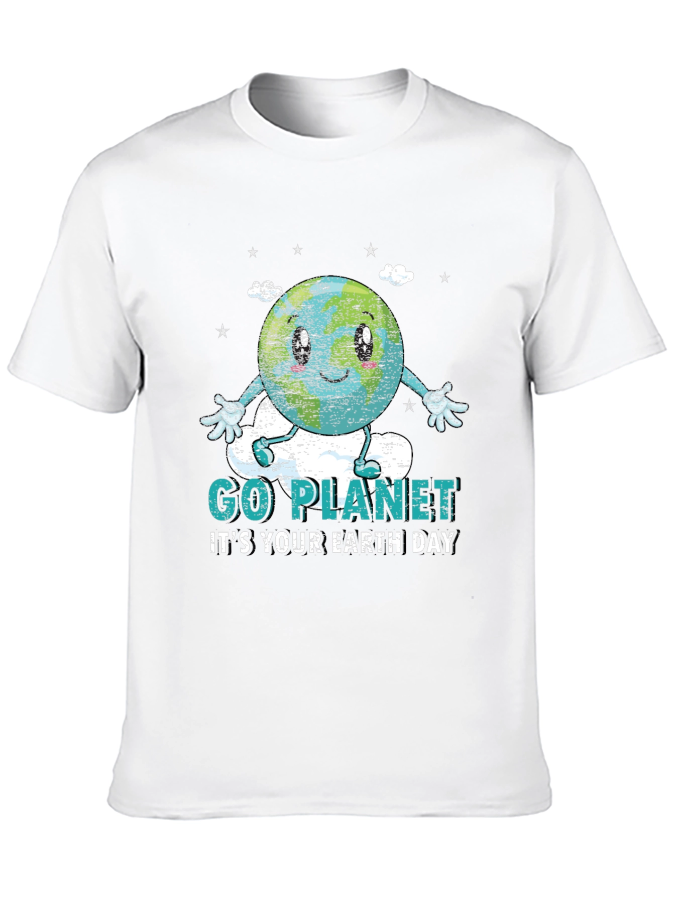 Go Planet Earth Day Graphic T-Shirt