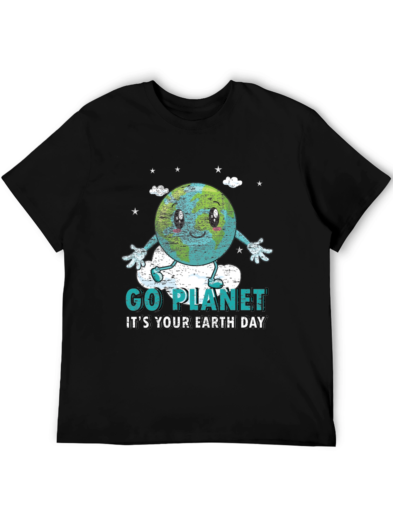 Go Planet Earth Day Graphic T-Shirt