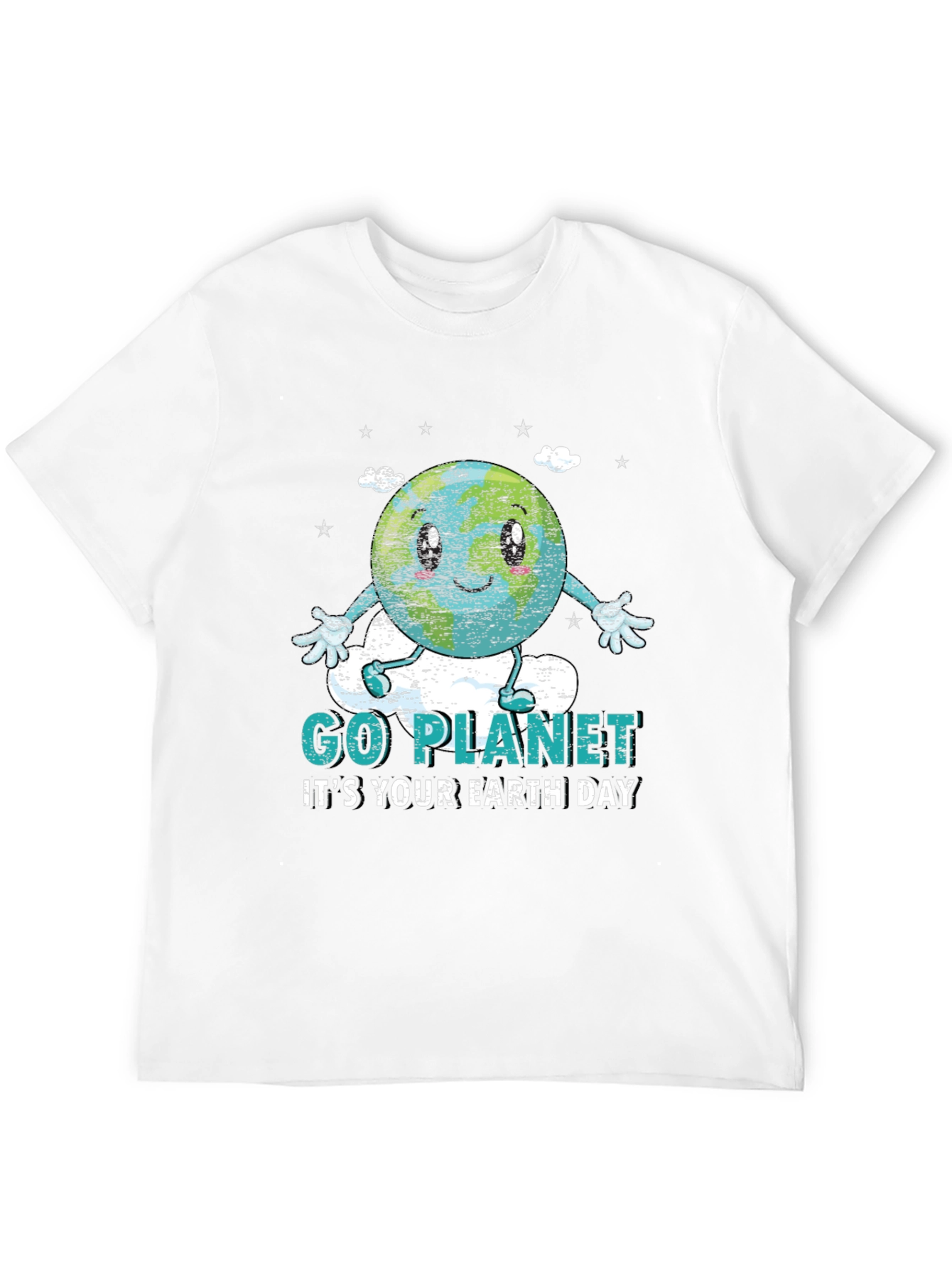 Go Planet Earth Day Graphic T-Shirt