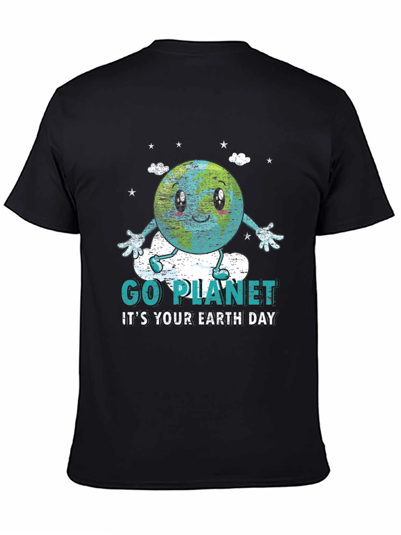 Go Planet Earth Day Graphic T-Shirt