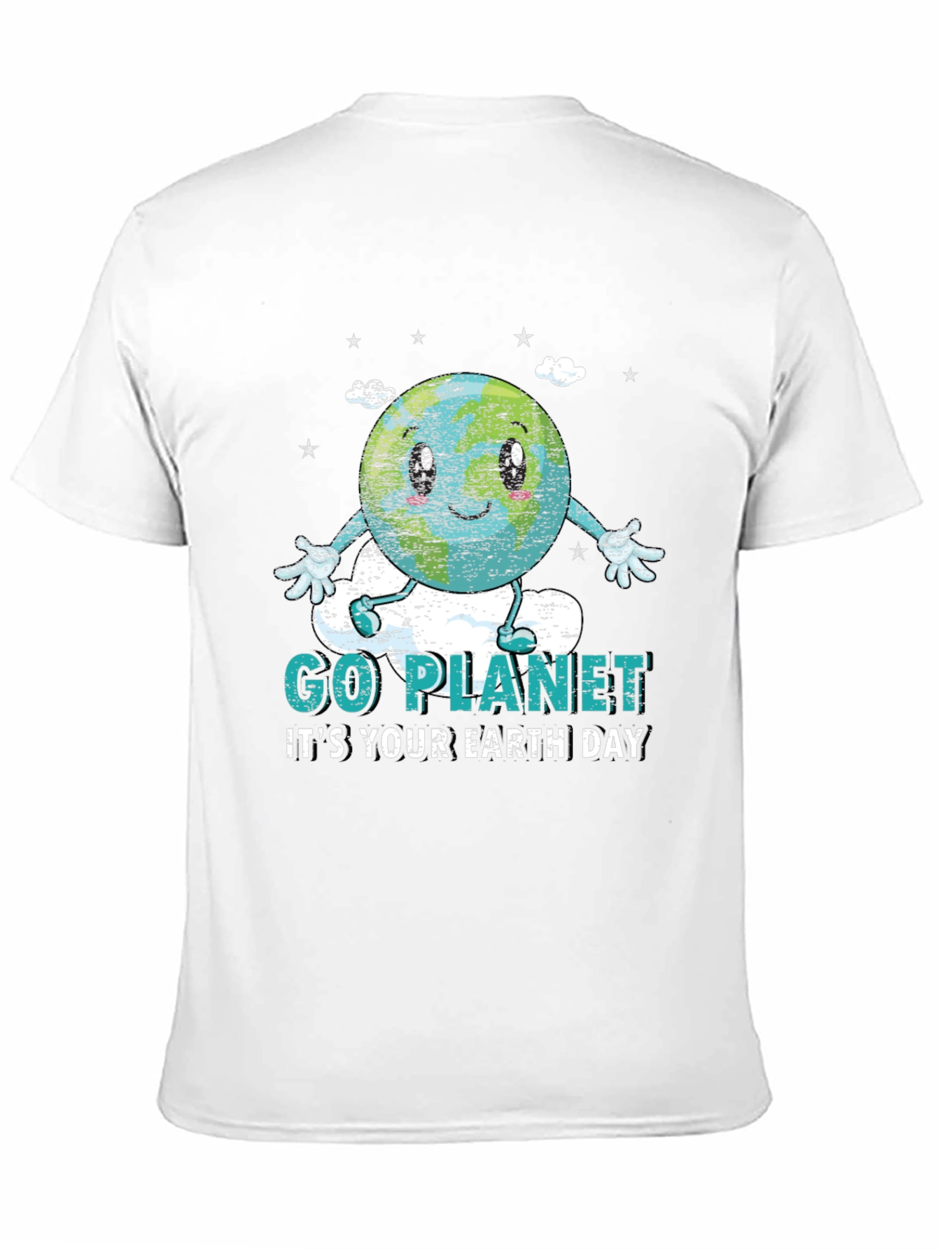 Go Planet Earth Day Graphic T-Shirt