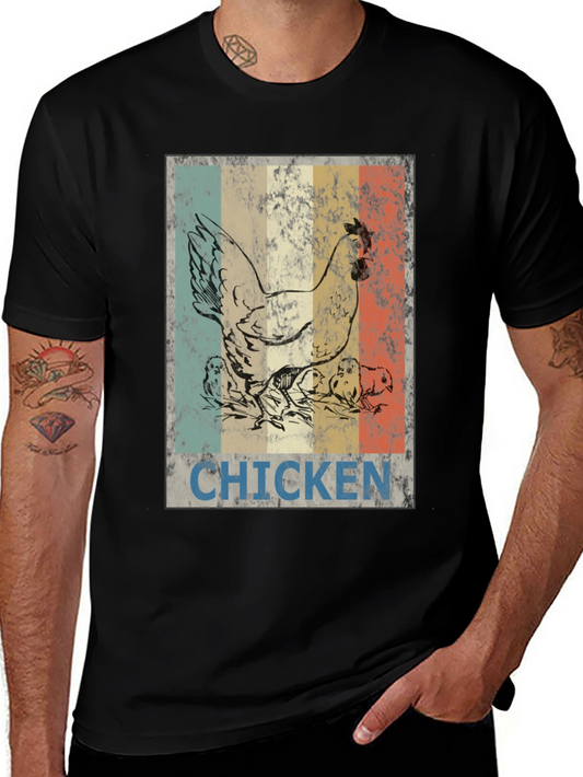 Vintage Chicken Graphic Tee
