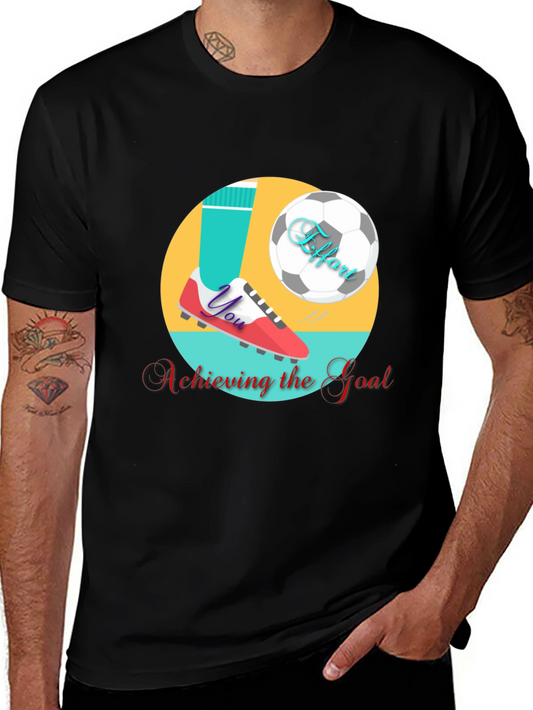 Achieving the Goal T-Shirt - Soccer Motivation