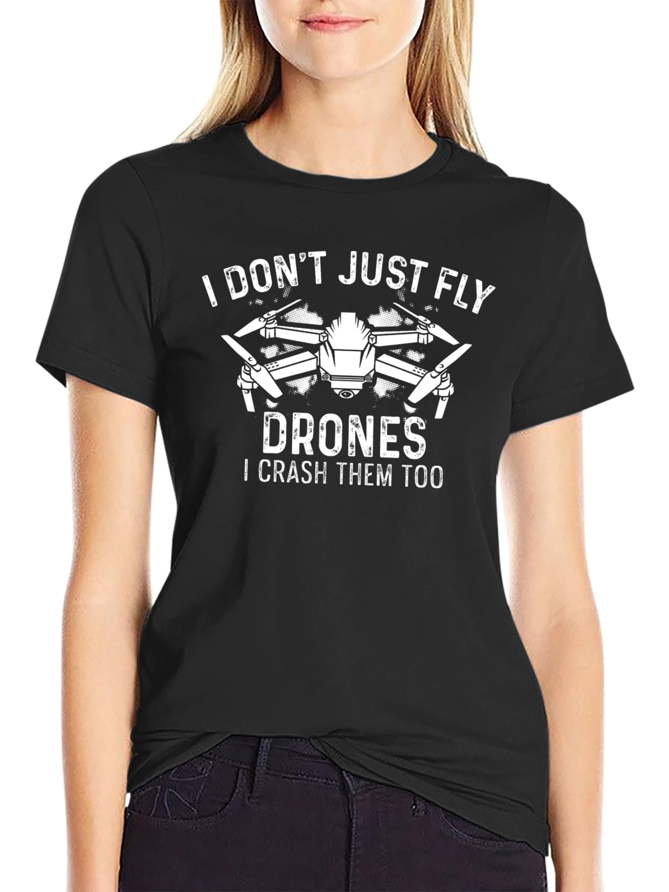 Drone Pilot T-Shirt - Fly & Crash Humor