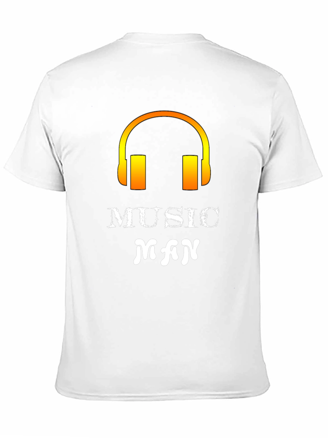 Music Man Graphic T-Shirt - Black