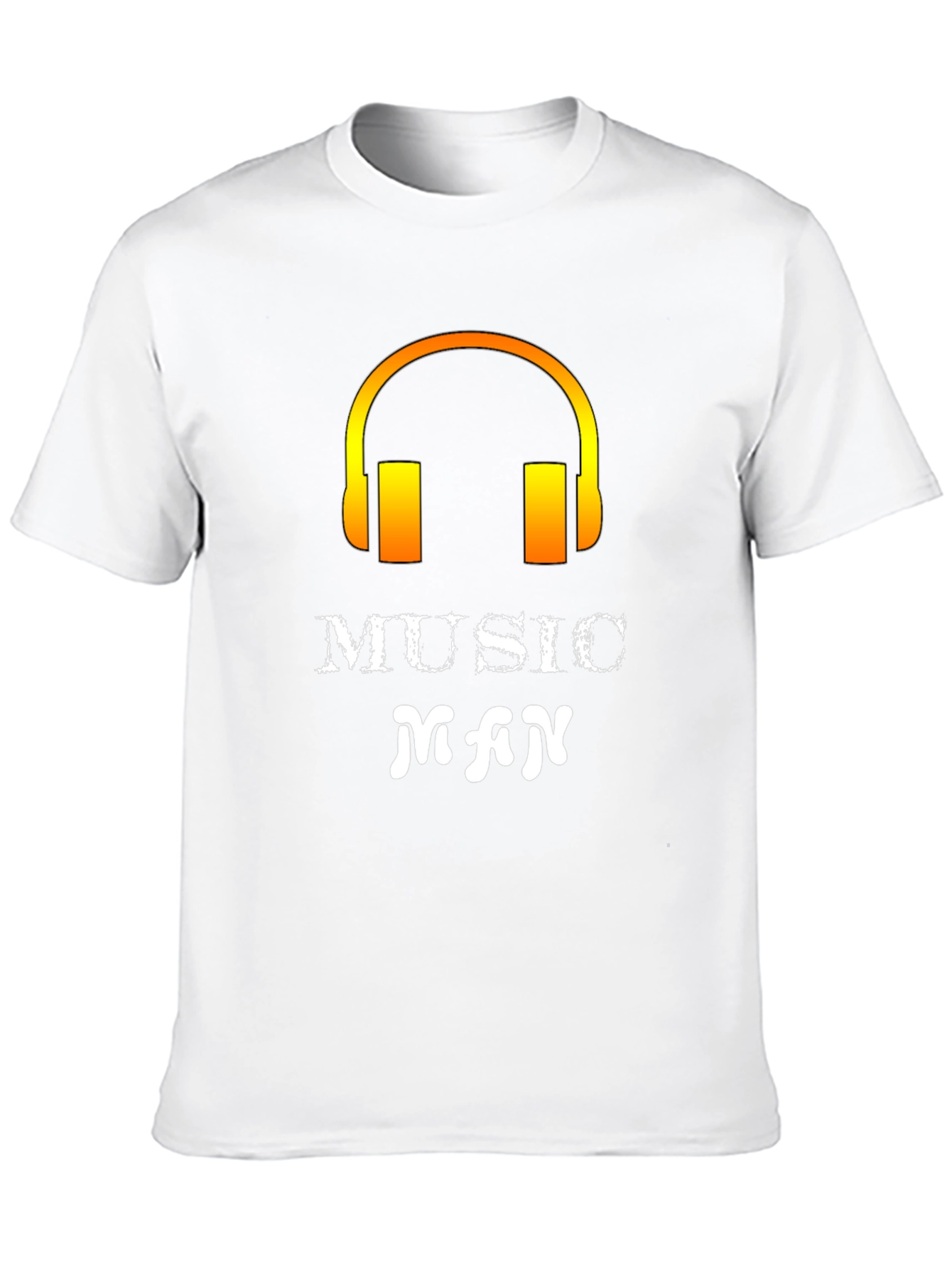 Music Man Graphic T-Shirt - Black