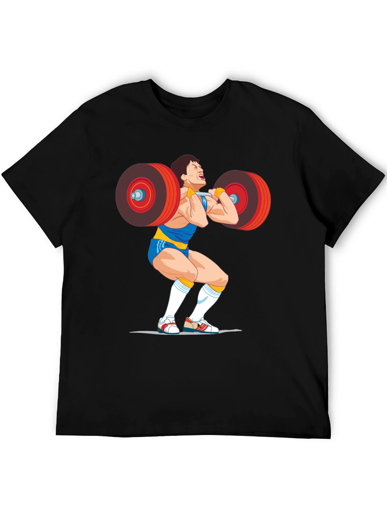 Weightlifter Graphic Tee - Power Clean Design