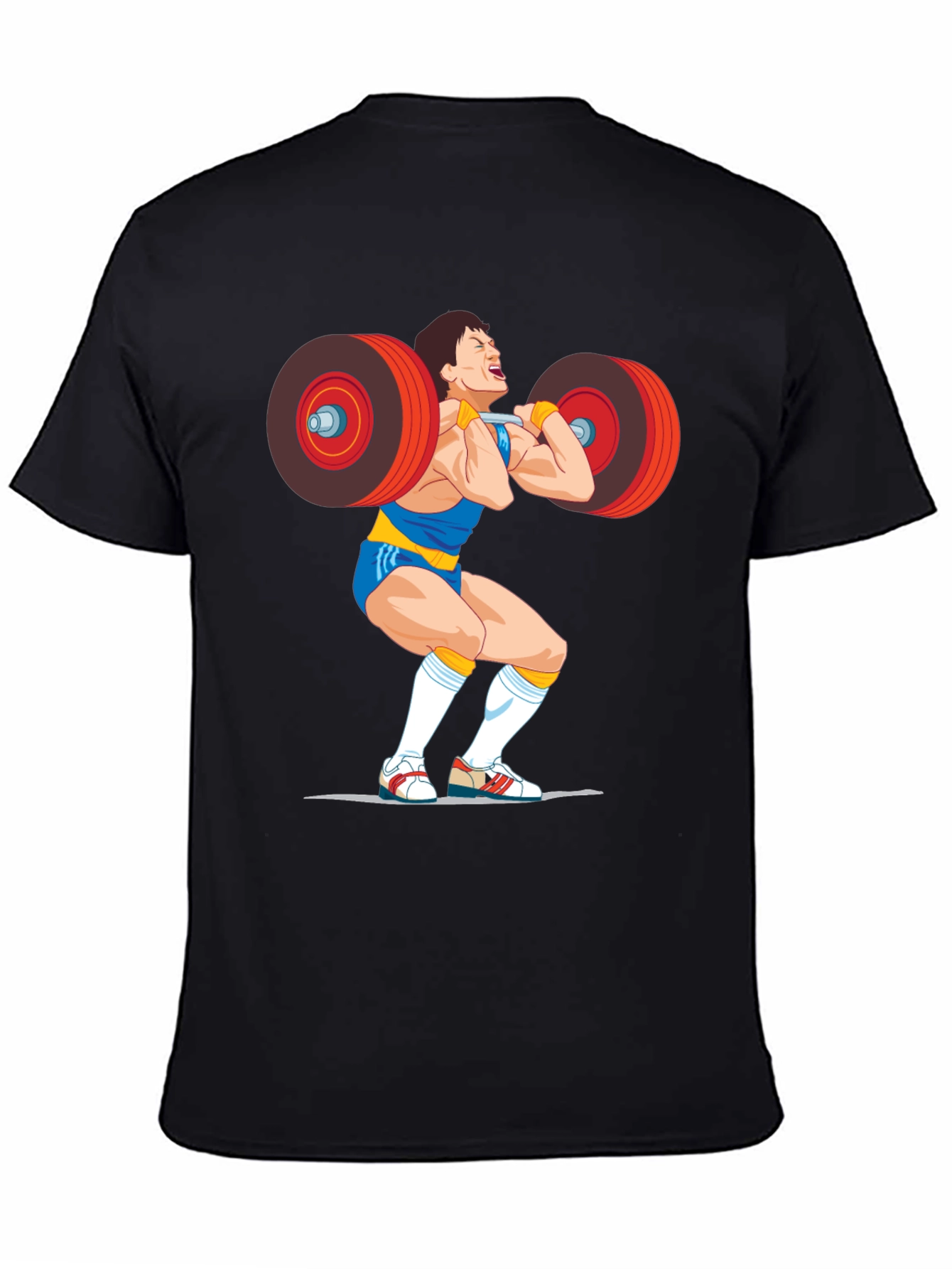Weightlifter Graphic Tee - Power Clean Design