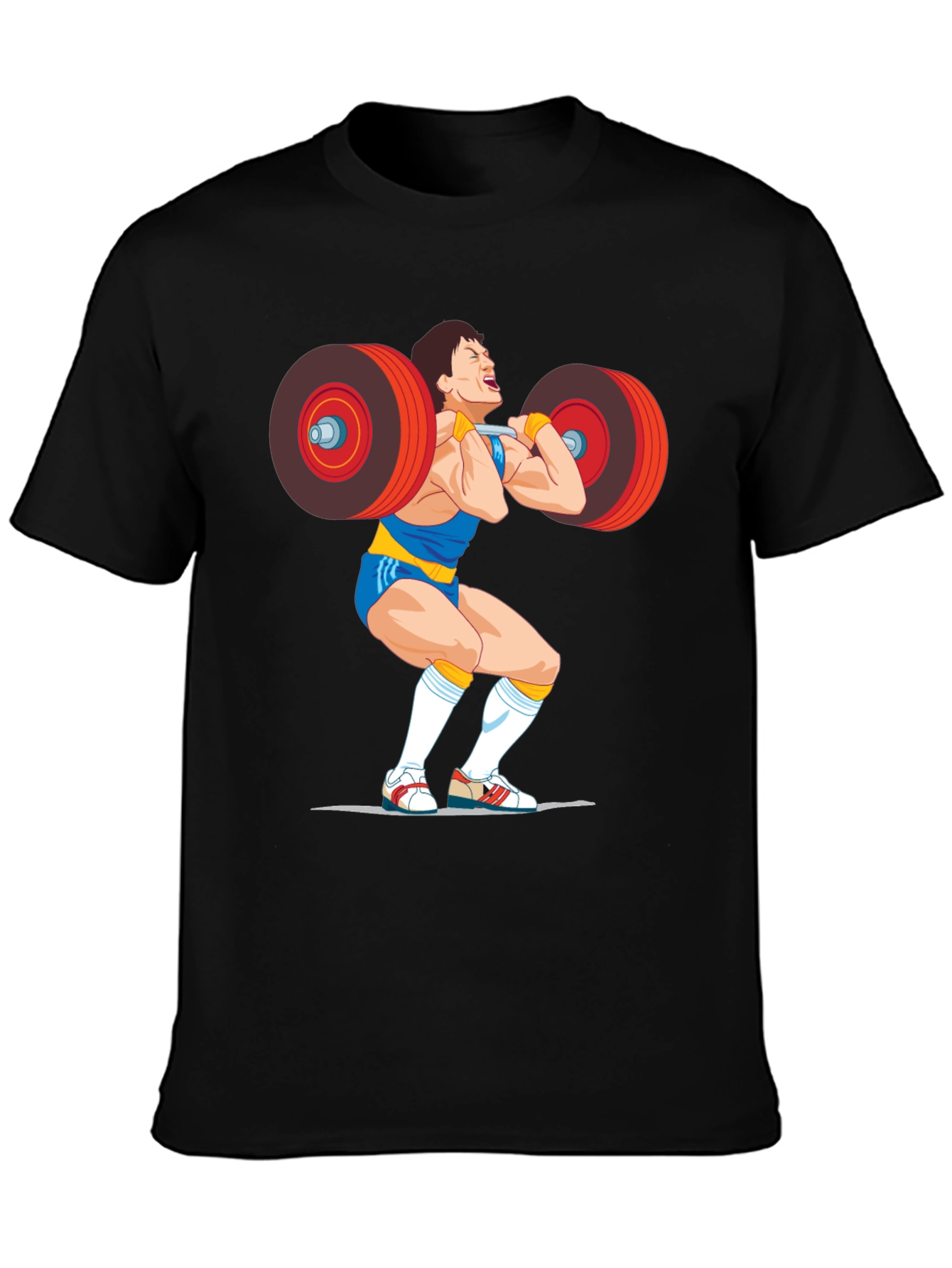 Weightlifter Graphic Tee - Power Clean Design