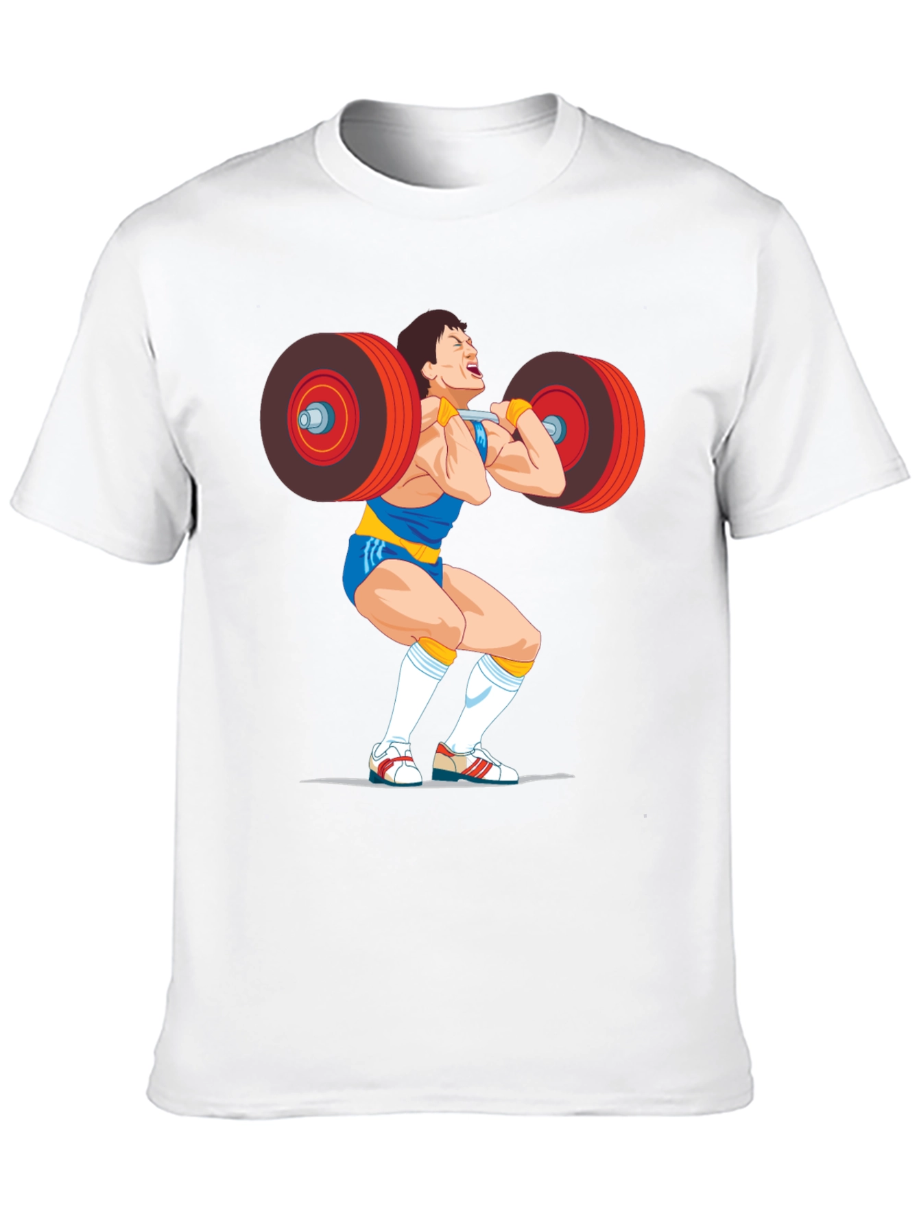 Weightlifter Graphic Tee - Power Clean Design