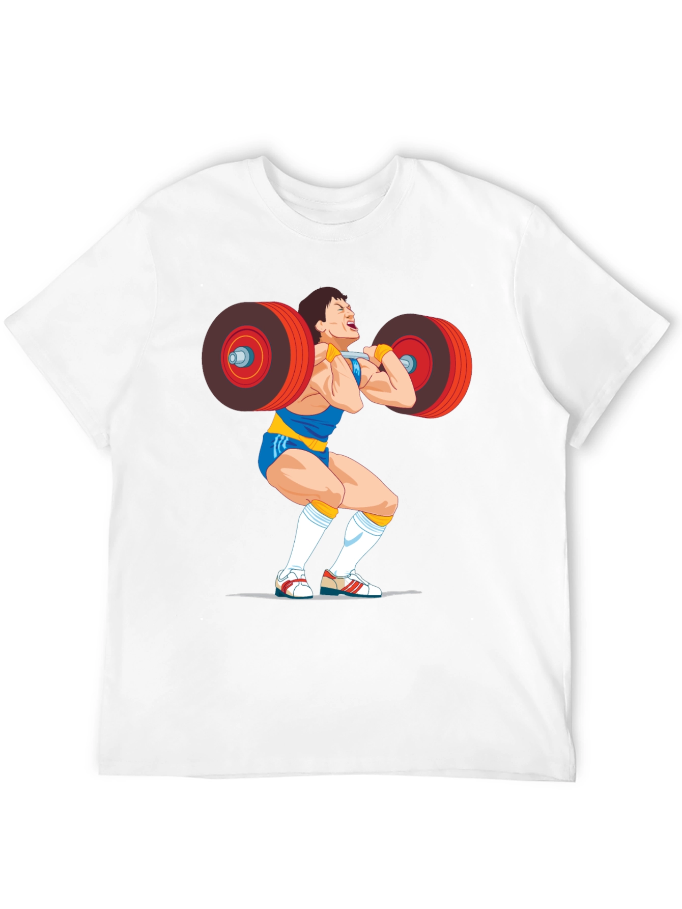 Weightlifter Graphic Tee - Power Clean Design