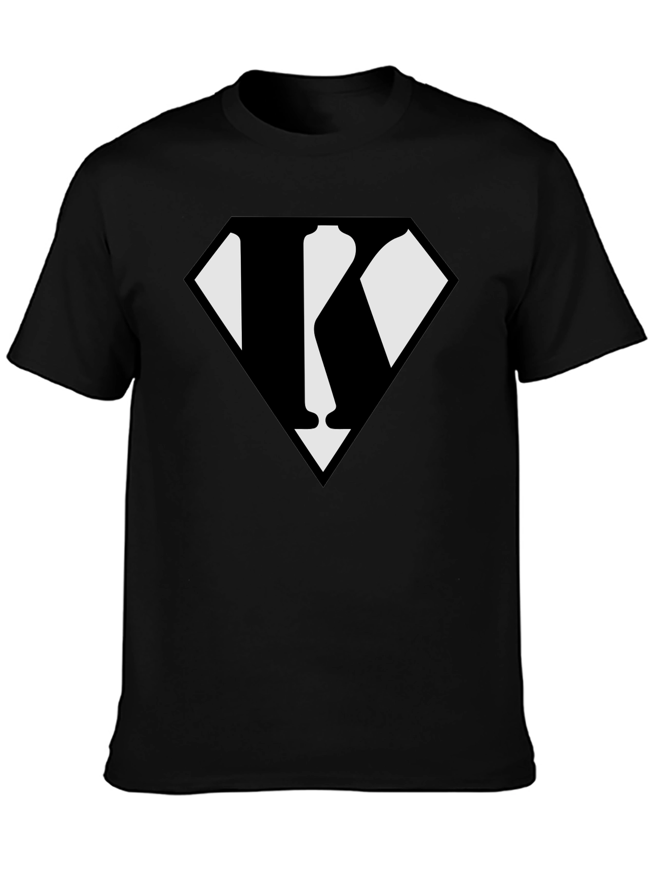 Black T-Shirt with K Logo