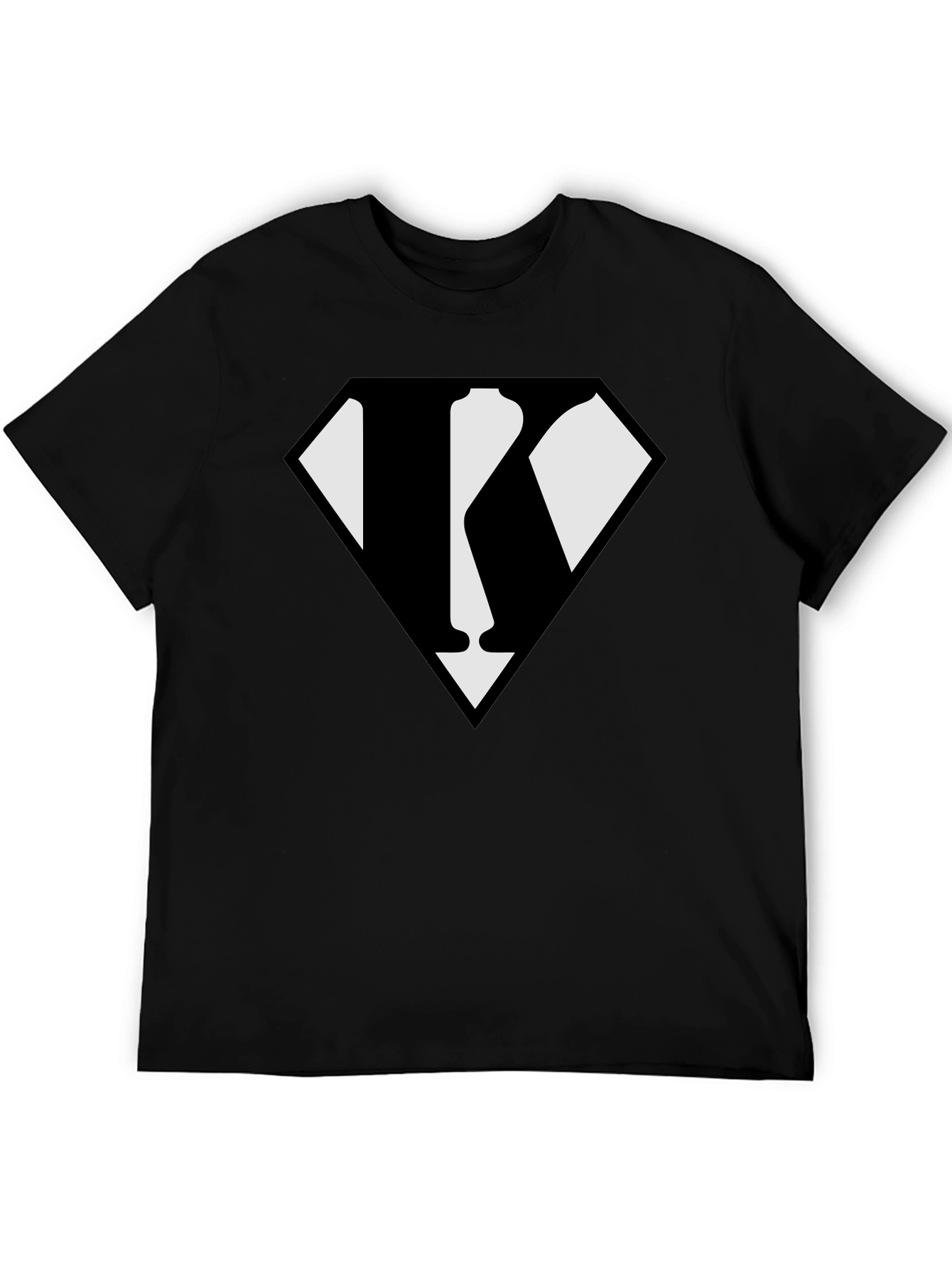 Black T-Shirt with K Logo