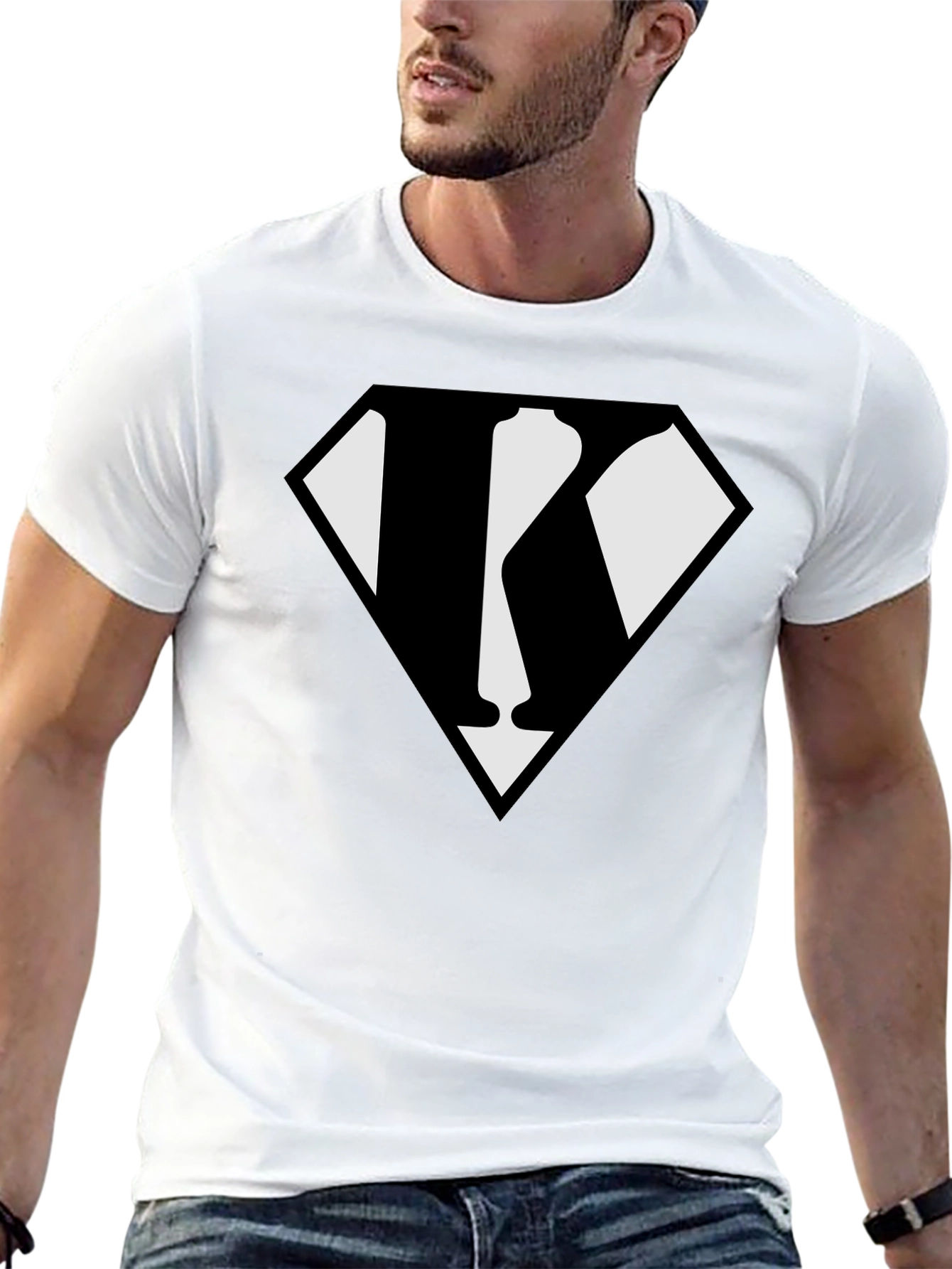 Black T-Shirt with K Logo