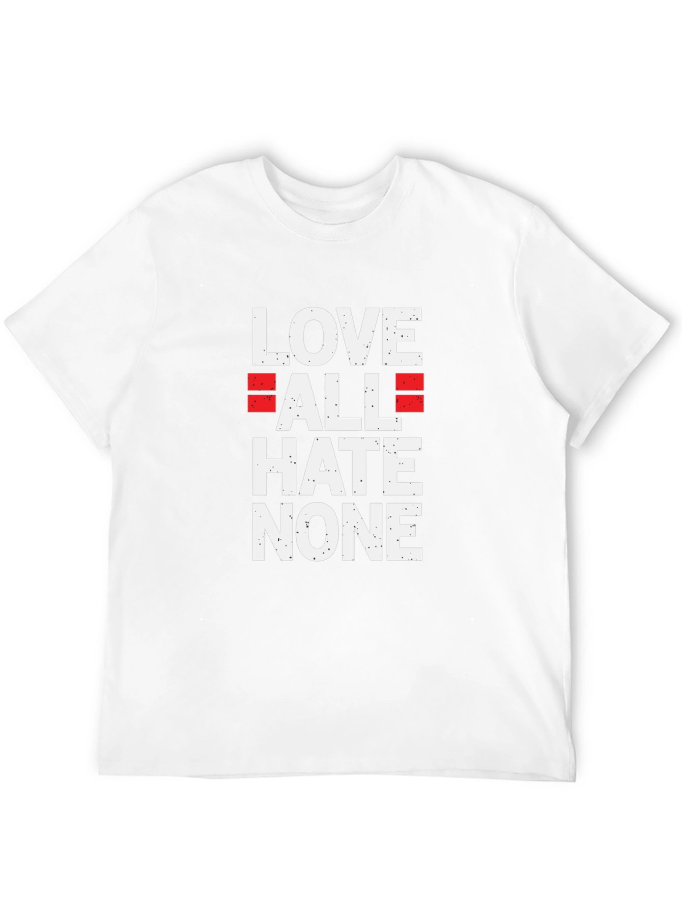 Love All Hate None Graphic Tee