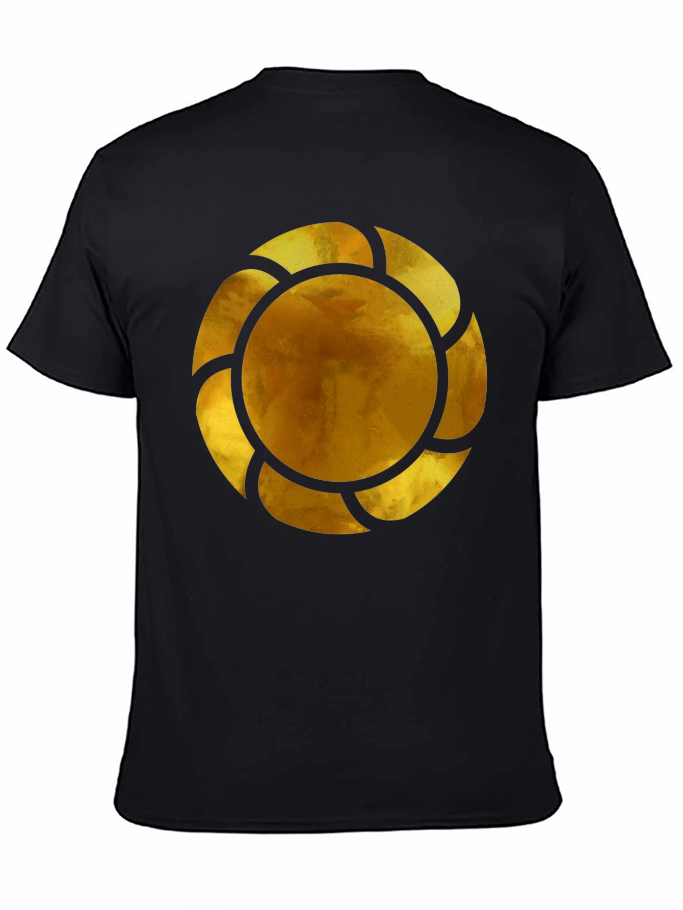 Golden Emblem Black T-Shirt