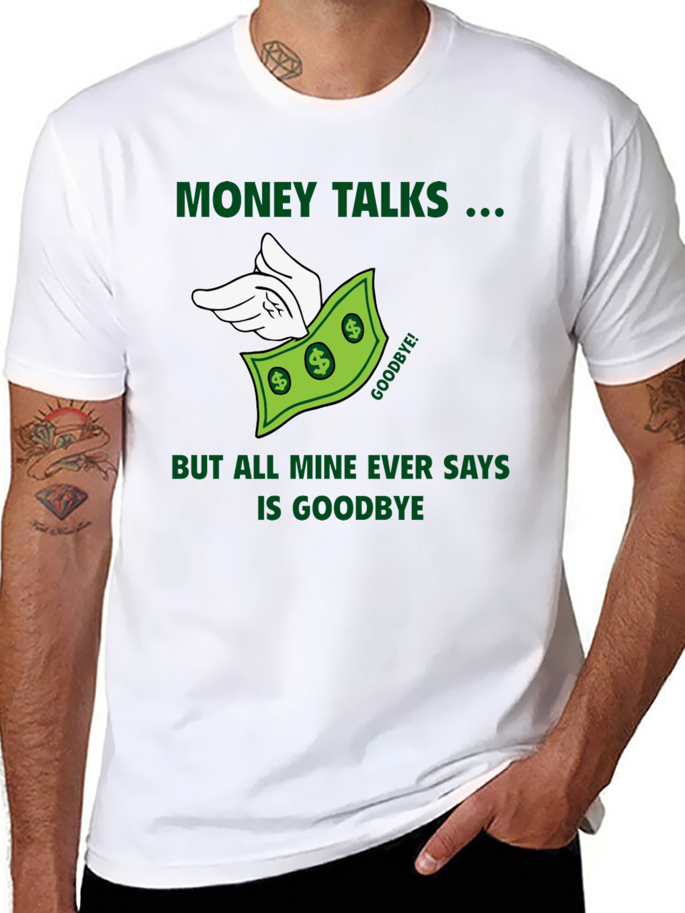 Money Talks T-Shirt - Funny Graphic Tee