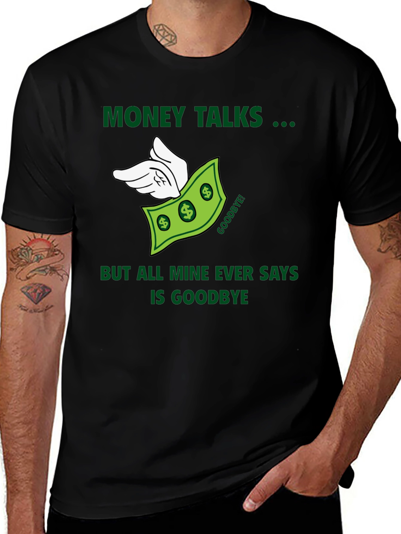 Money Talks T-Shirt - Funny Graphic Tee