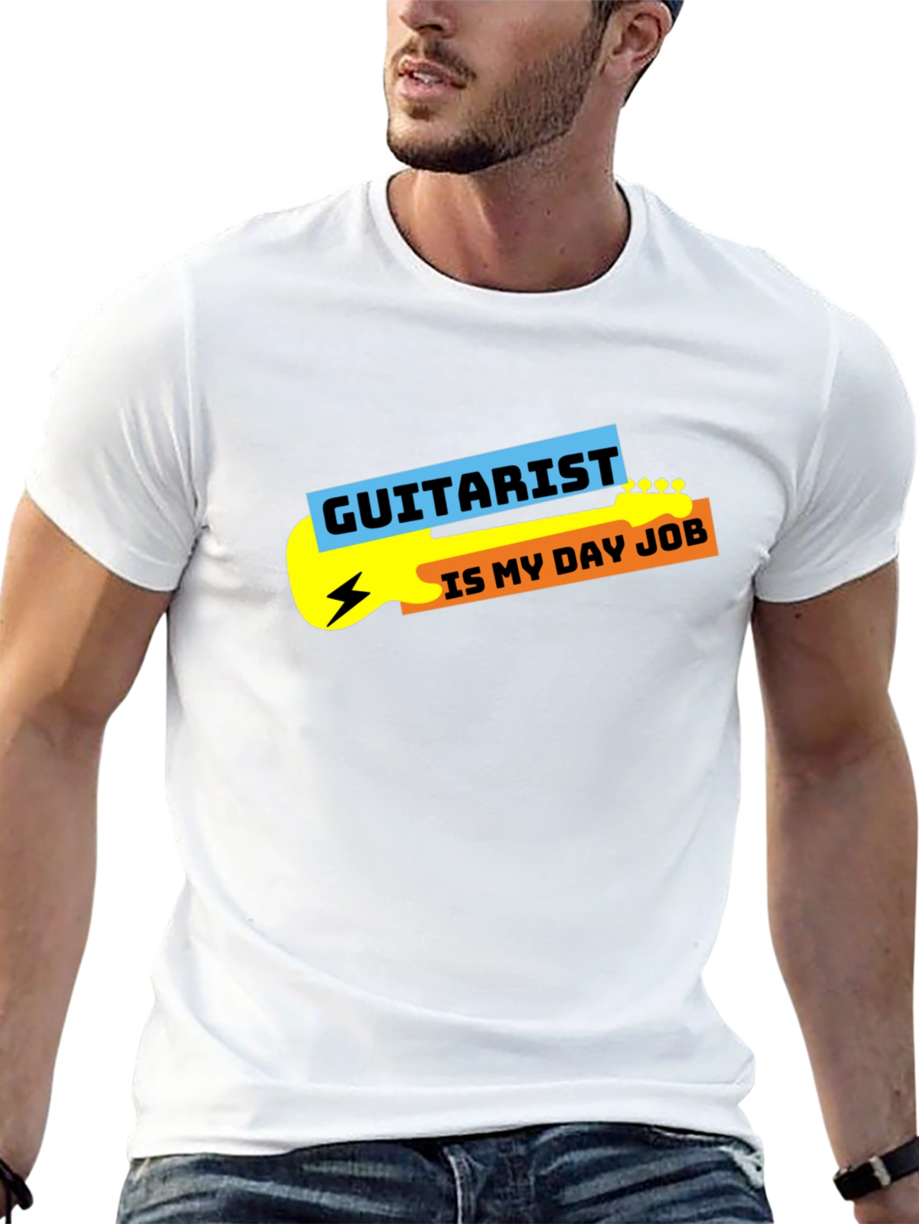 Guitarist is My Day Job Black Graphic Tee