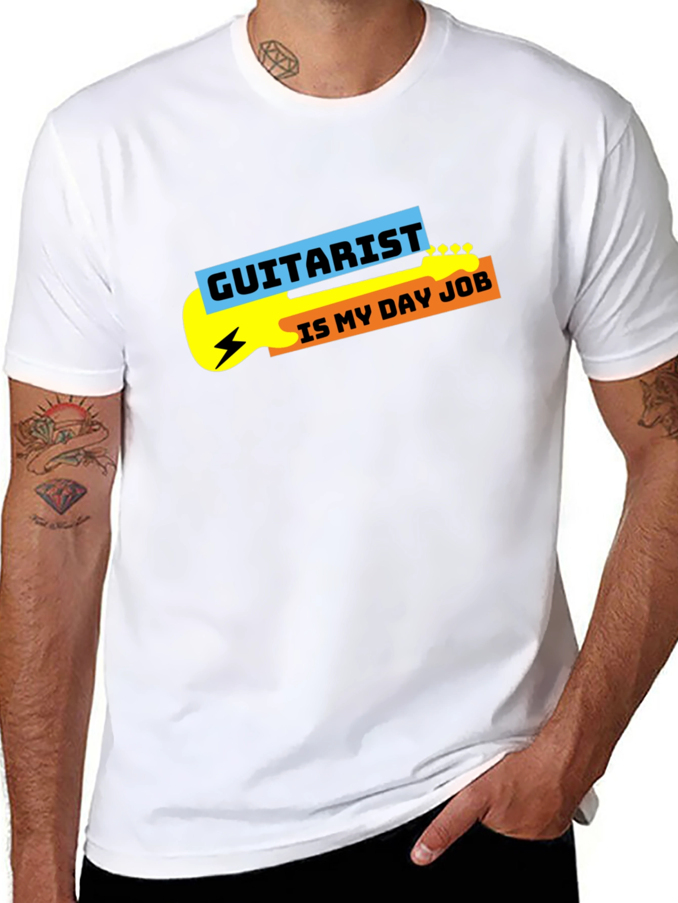 Guitarist is My Day Job Black Graphic Tee