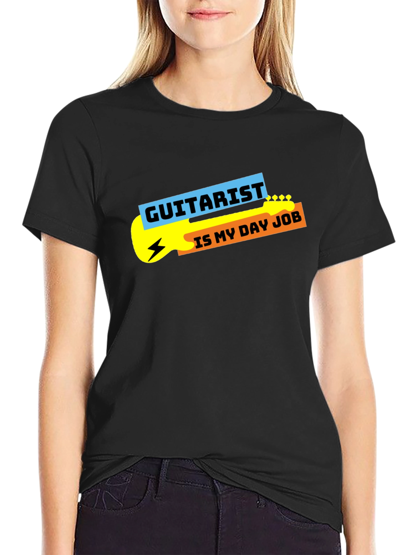 Guitarist is My Day Job Black Graphic Tee