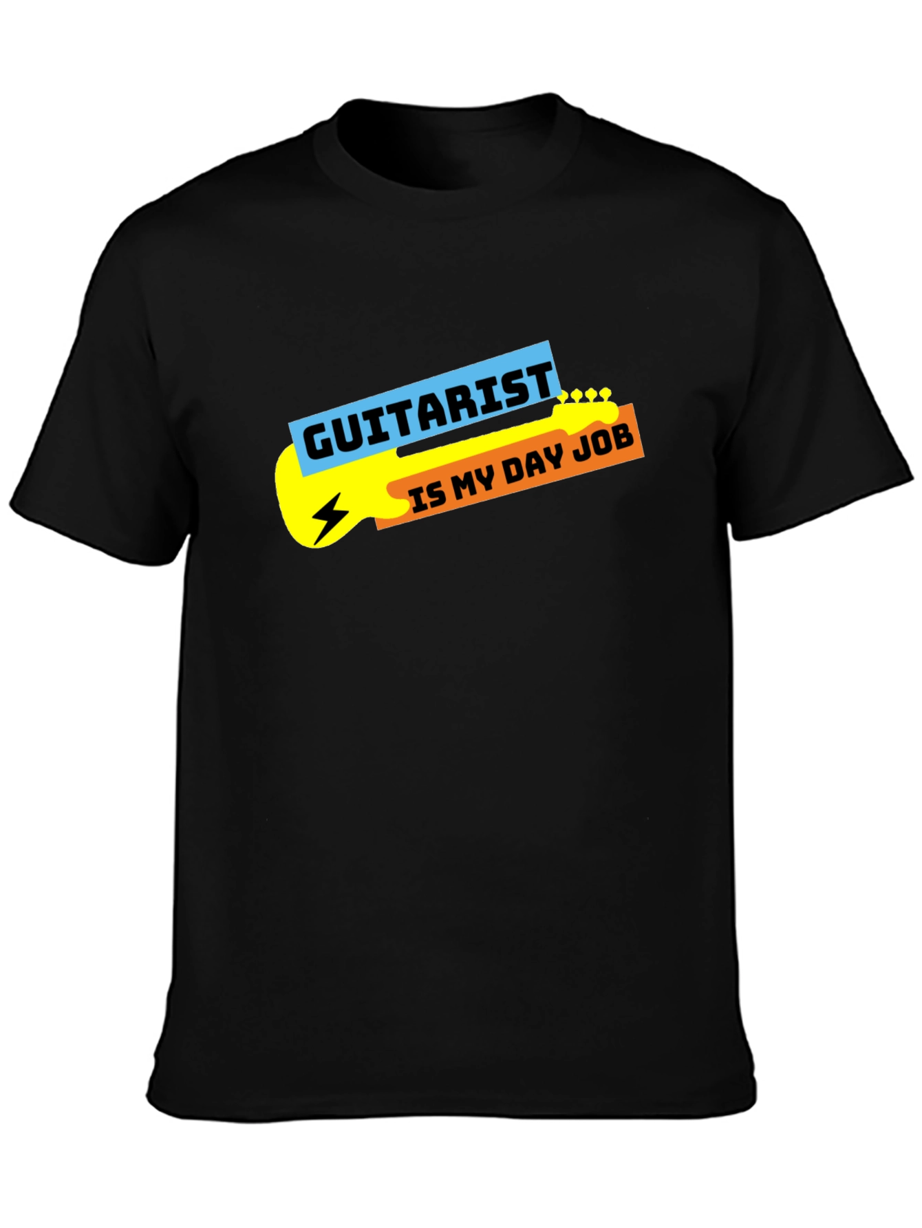 Guitarist is My Day Job Black Graphic Tee
