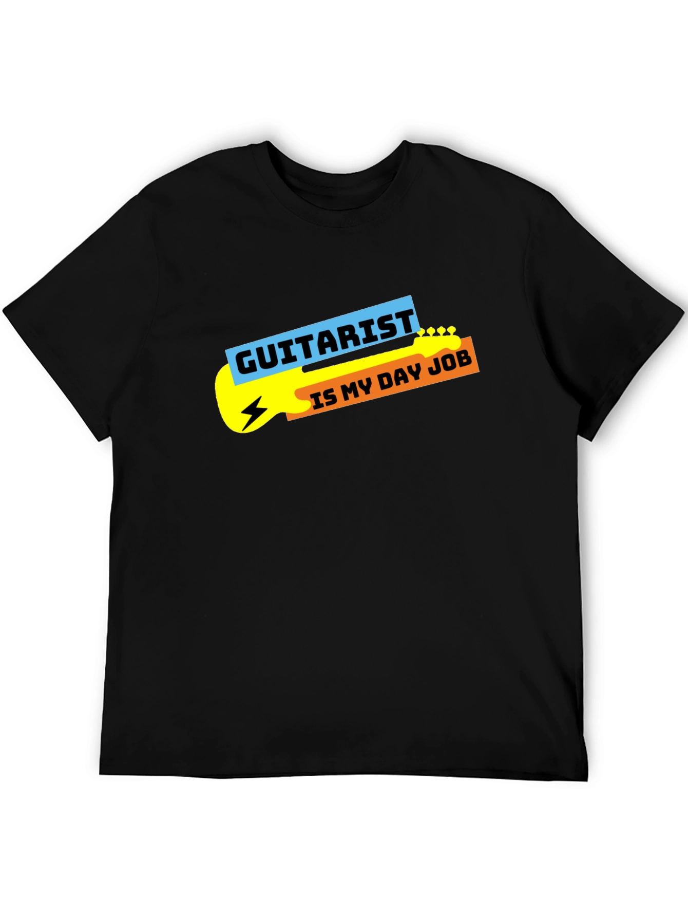 Guitarist is My Day Job Black Graphic Tee