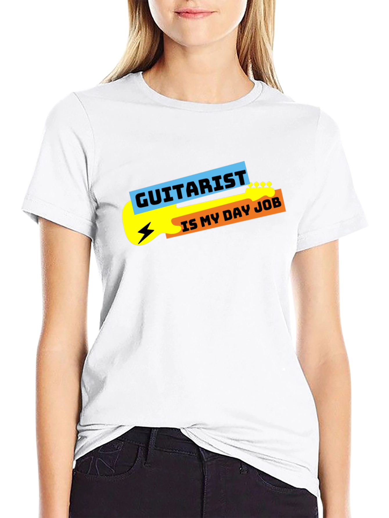 Guitarist is My Day Job Black Graphic Tee